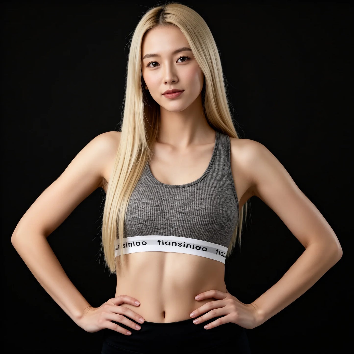 supportive racerback sports bra