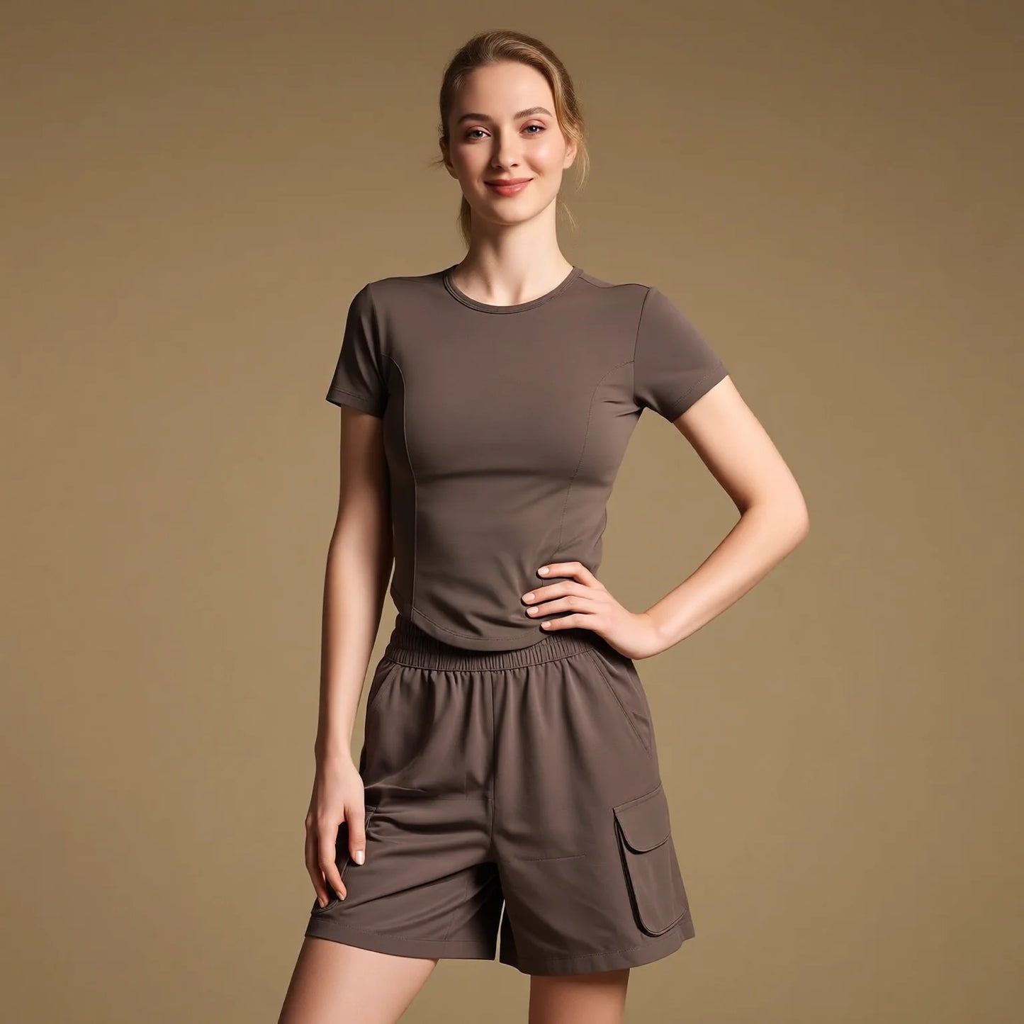 Summer Quick Dry Workwear Shorts for Outdoor Running Yoga & Travel