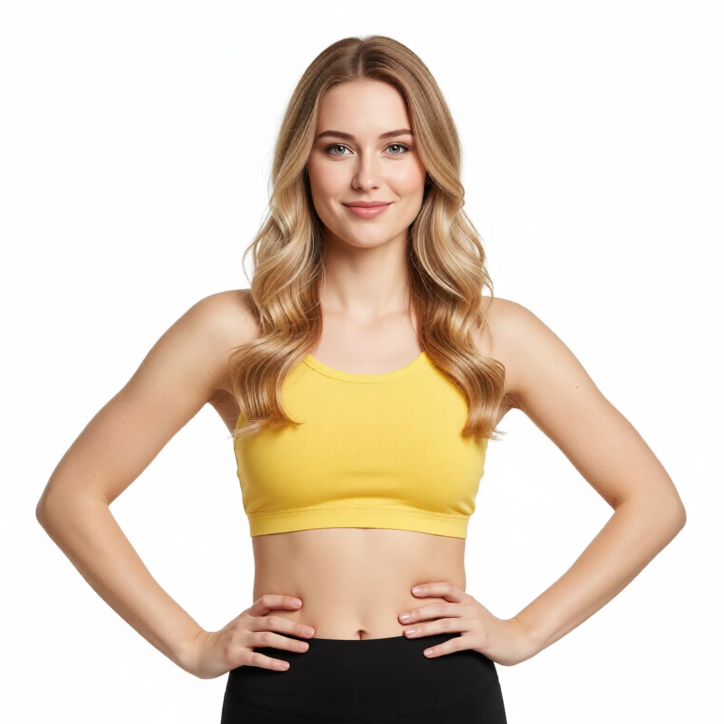 Fine Strap Tie-Dye Sports Bra with Padding - Breathable Yoga & Fitness Top