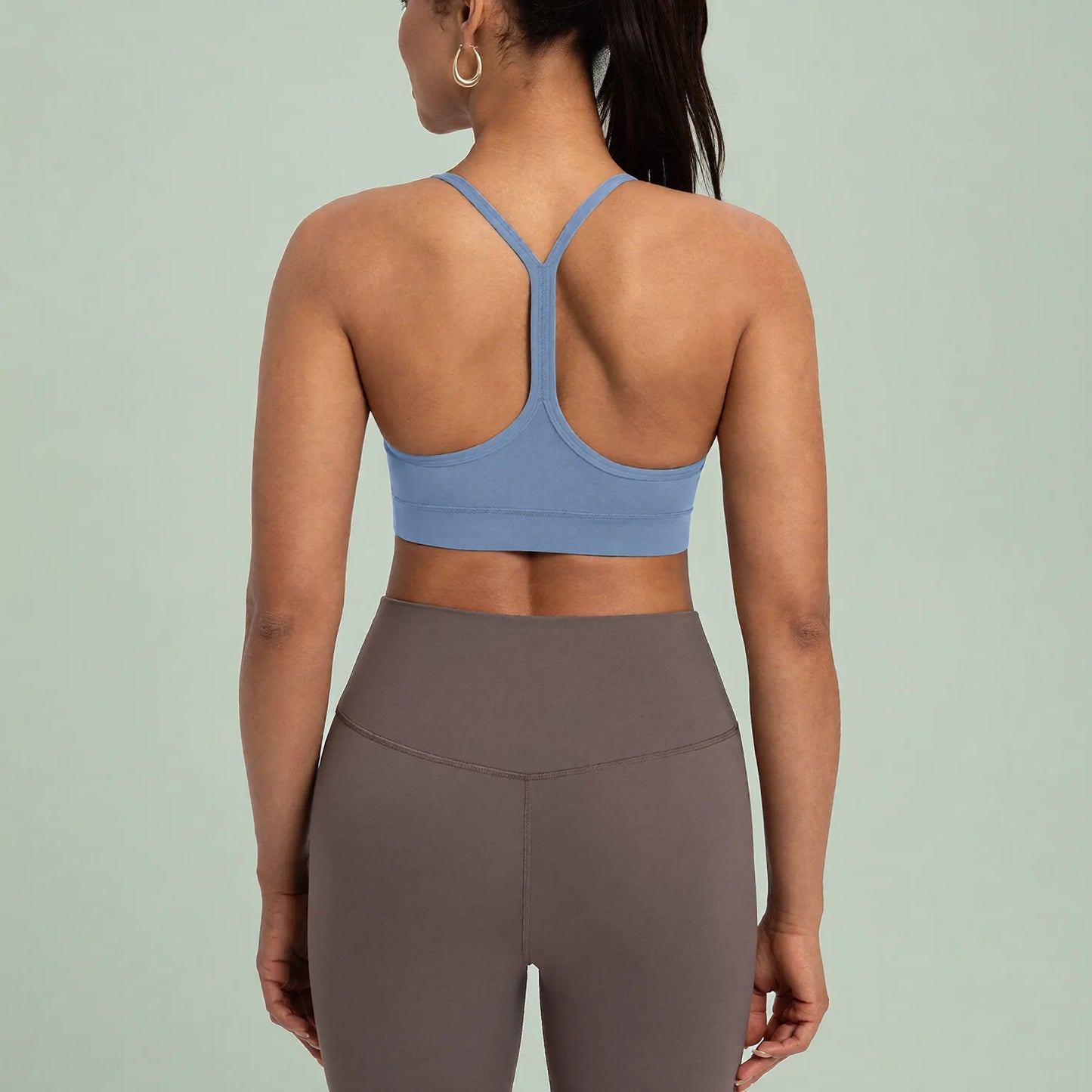 Bare Feel Strappy Sports Bra with Built-in Pads