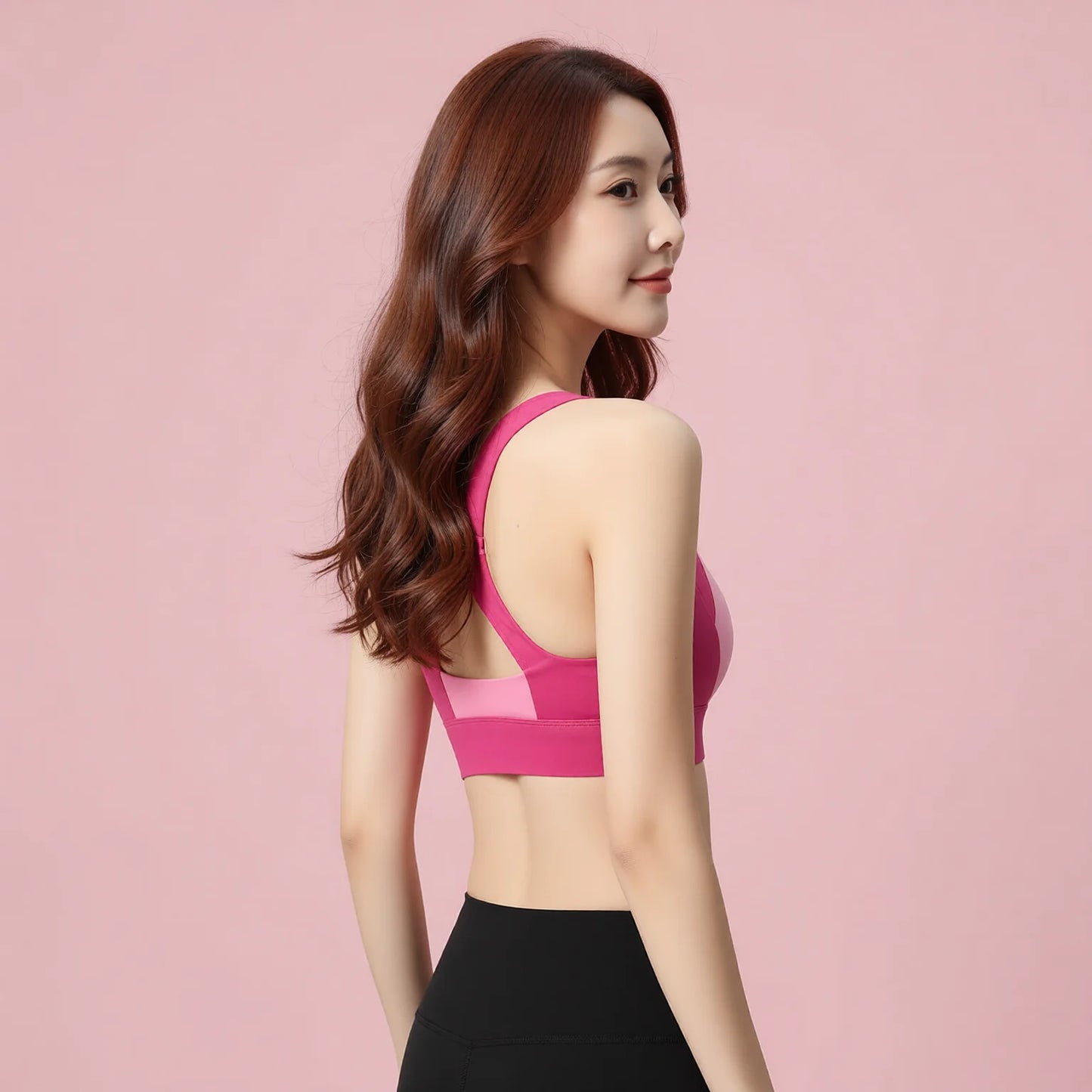 High-impact beauty back sports bra for women