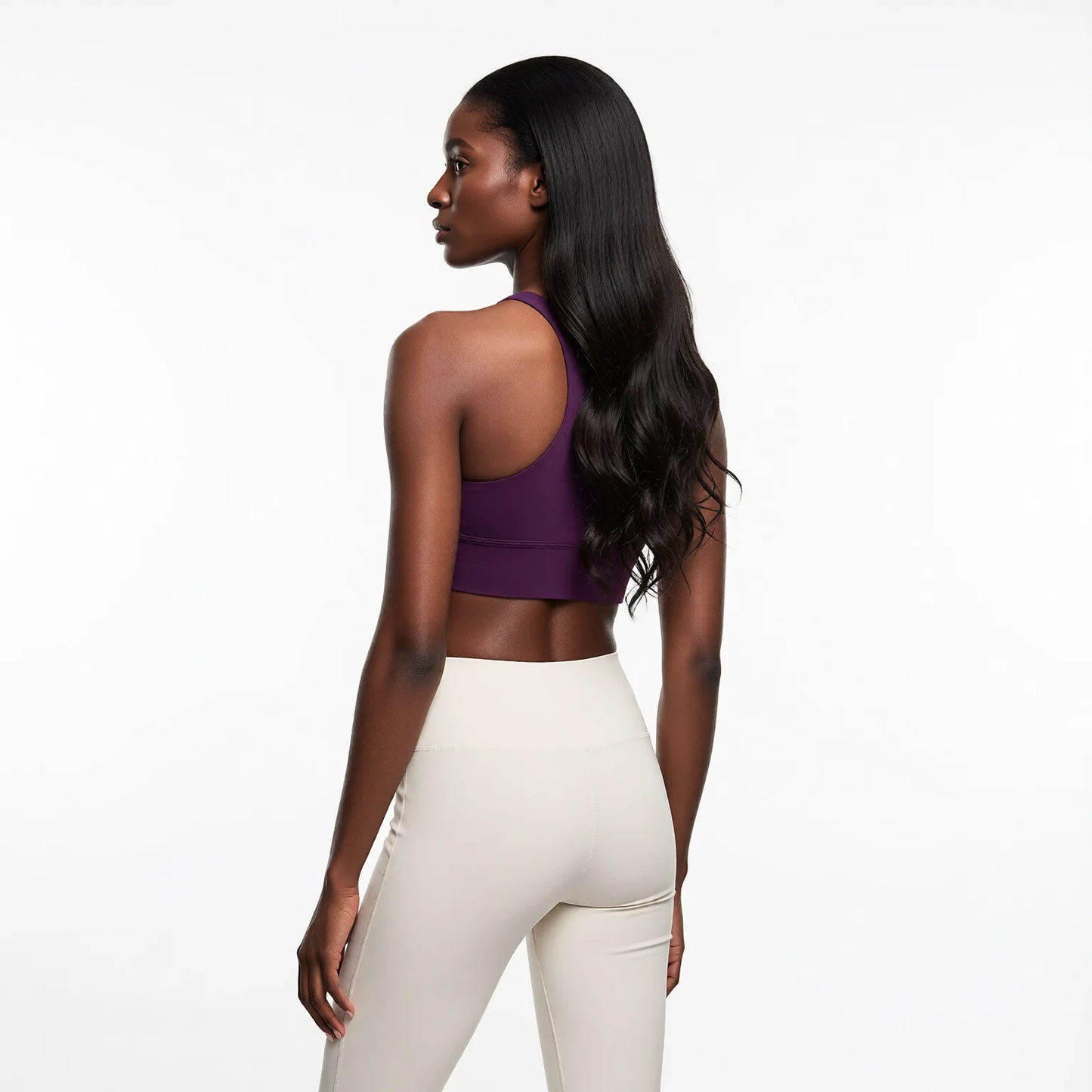 High-Intensity Supportive Crossover Back Yoga Bra