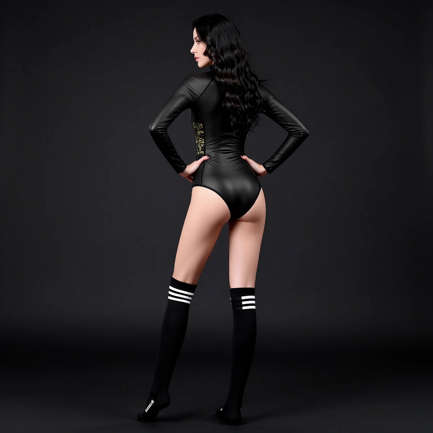 2mm Long Sleeve Wet Suit Set Women