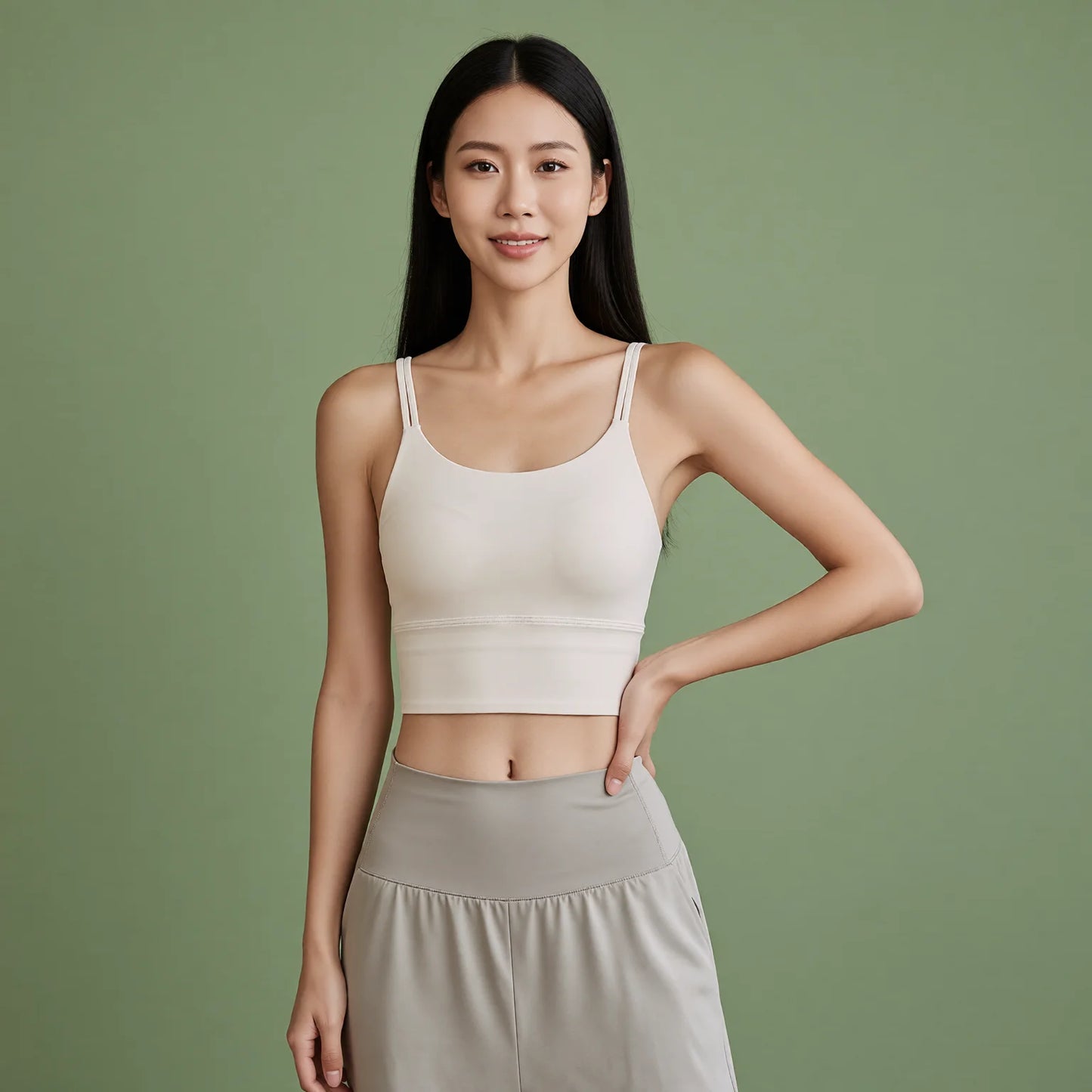 Butterluxe Essential Sports Bra - Sage Green