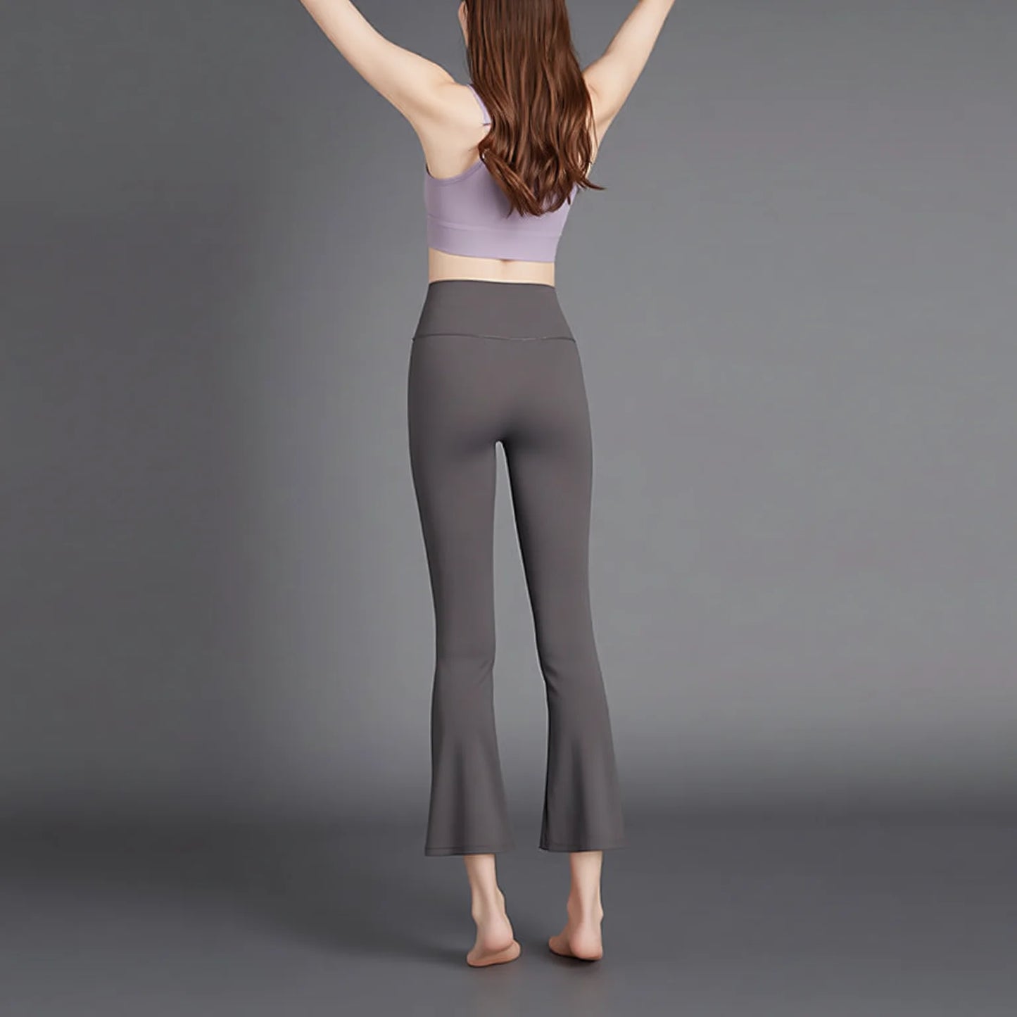 High Waist Butt-Lifting Micro Flare Yoga Pants