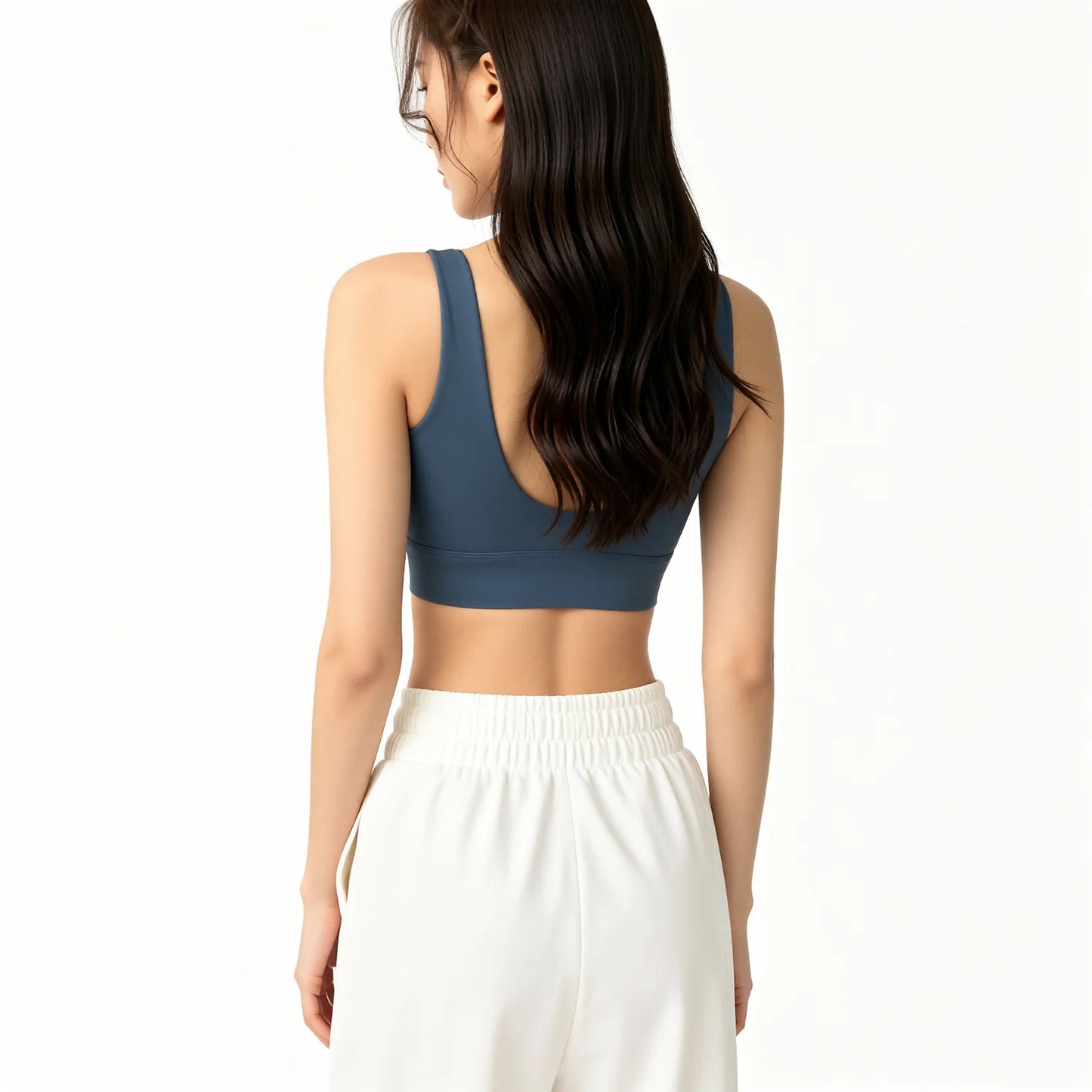 Supportive High-Impact Sports Bra - Backless Anti-Wobble Workout Bra