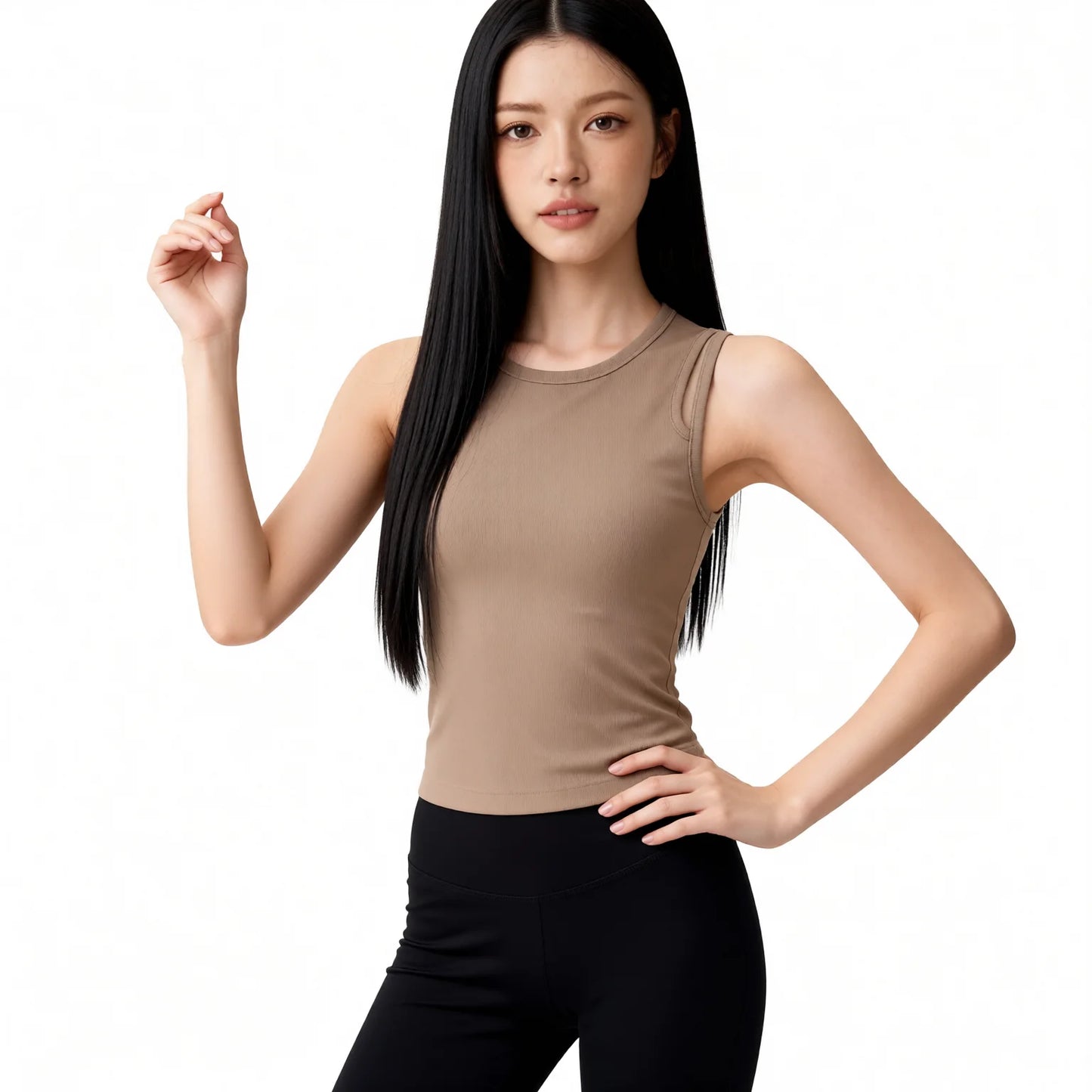 Seamless Anti-Shock Sports Tank Top for Women