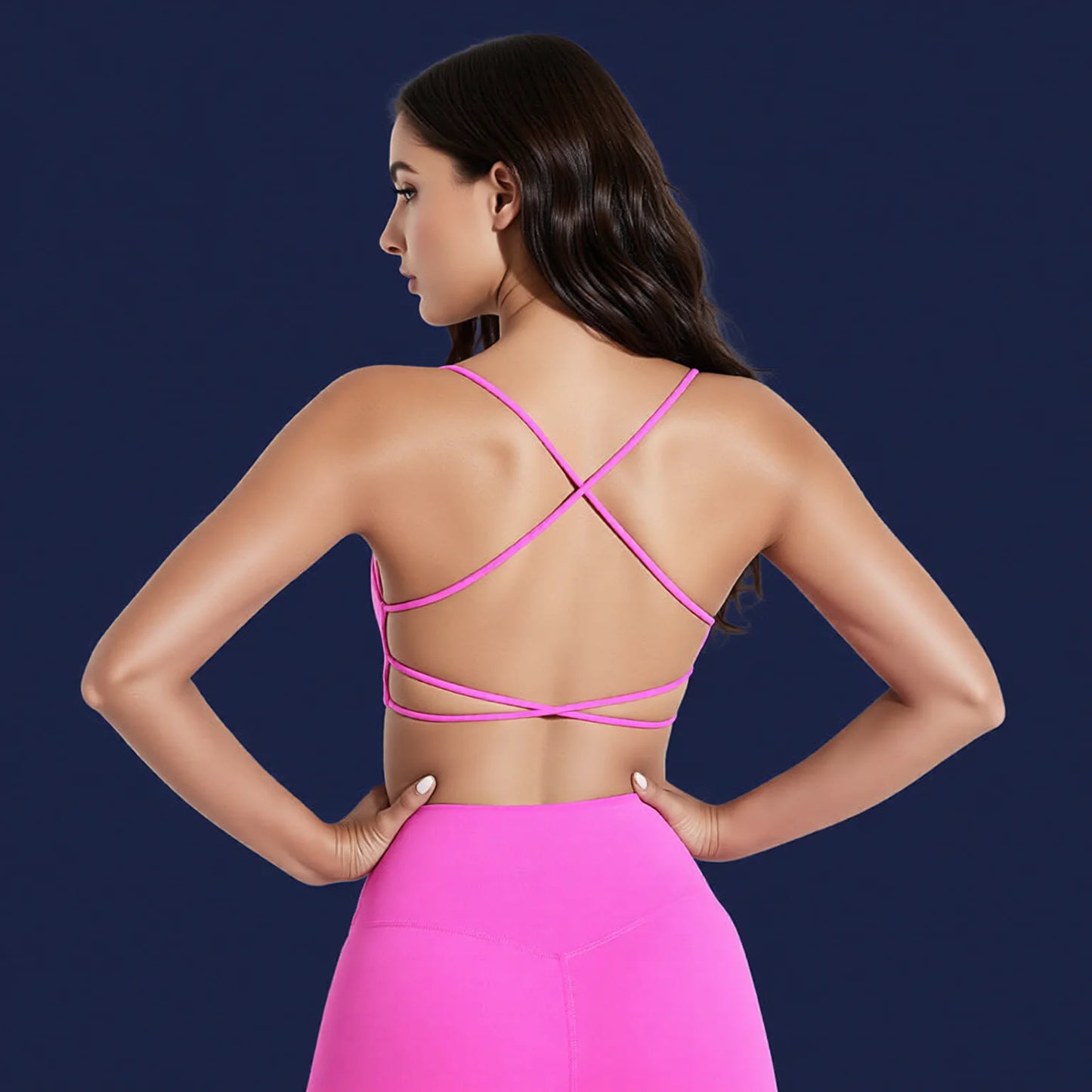 Naked-Sense High-Support Sports Bra for Outdoor Running