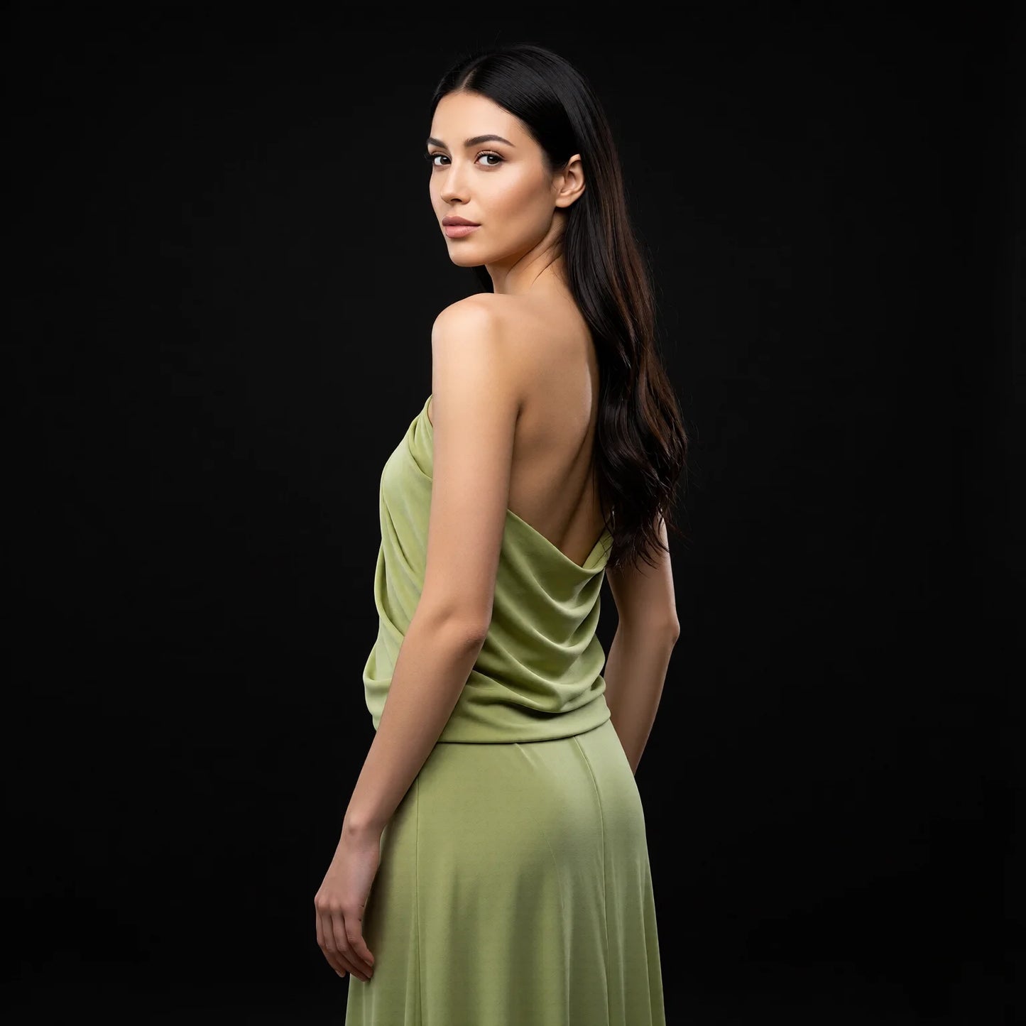 Nude Feel Yoga Camisole Top Padded Strappy Back Cami