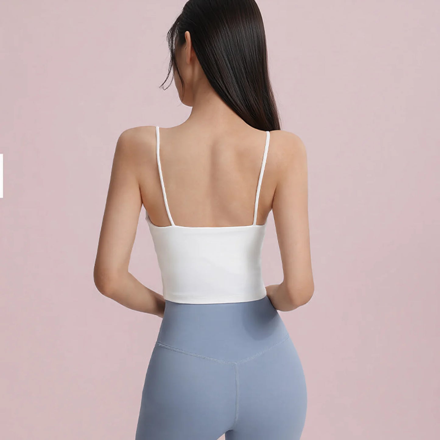 Strappy Backless Sports Bra