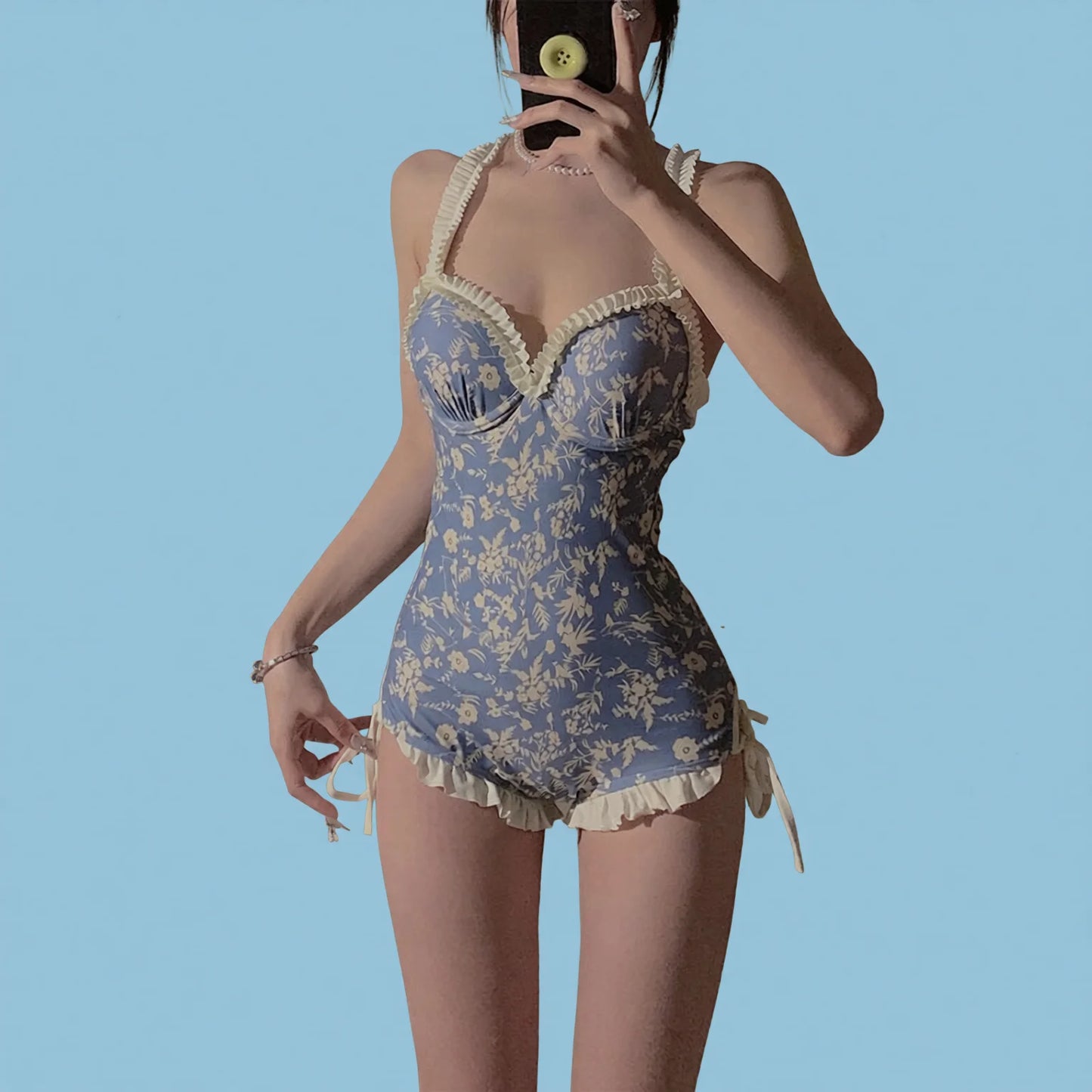 Flattering One Piece Swimsuit