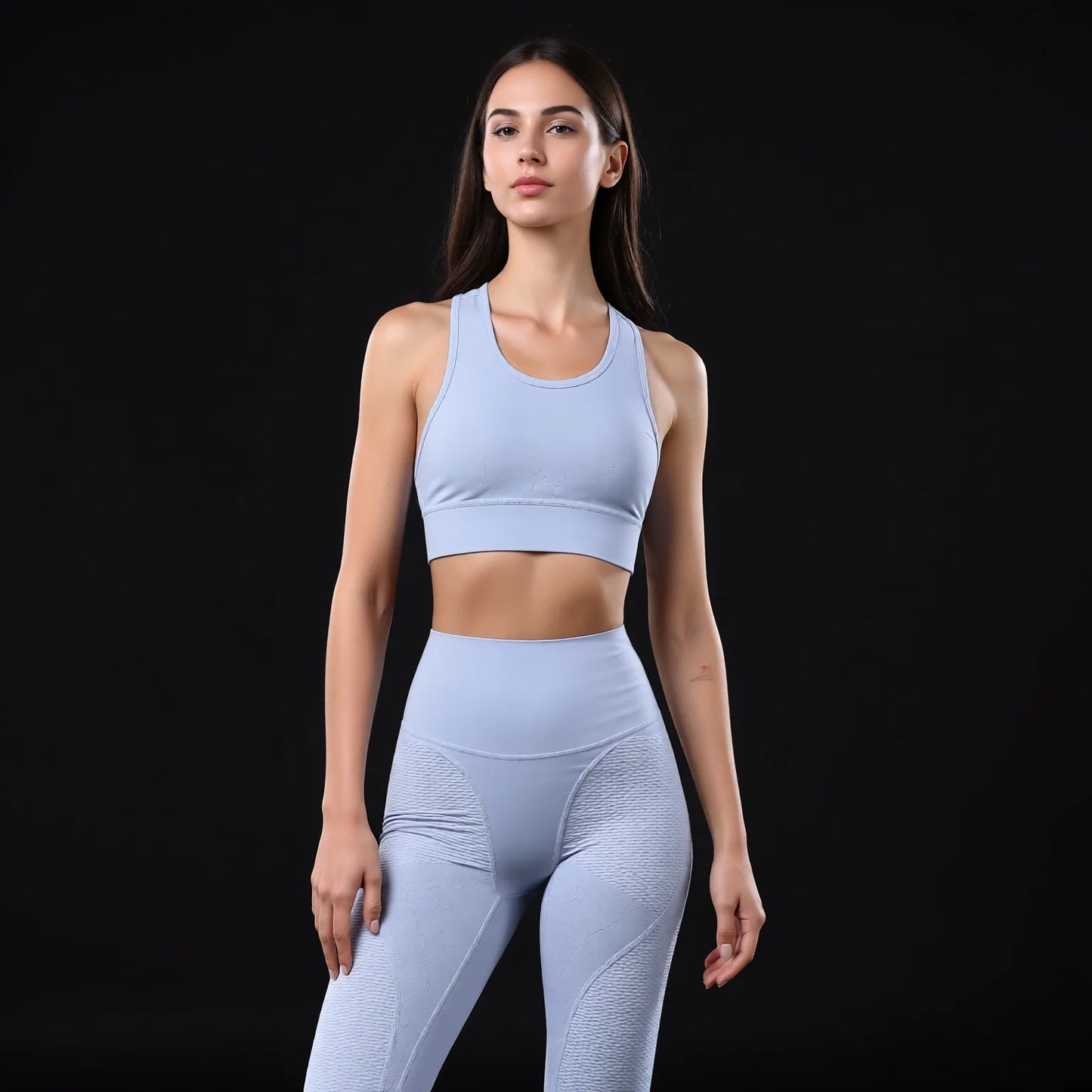 high-waisted butt-lifting yoga leggings with breathable mesh side pockets
