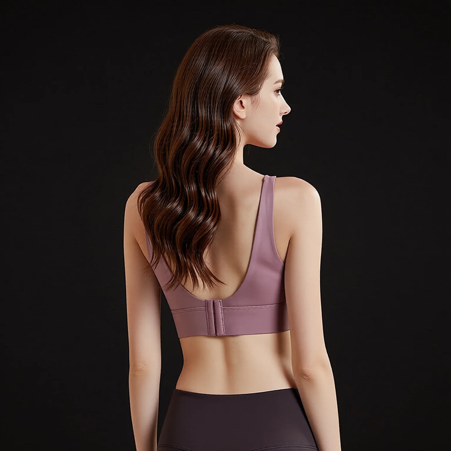 High Intensity Sports Bra - Supportive Racerback Yoga Top