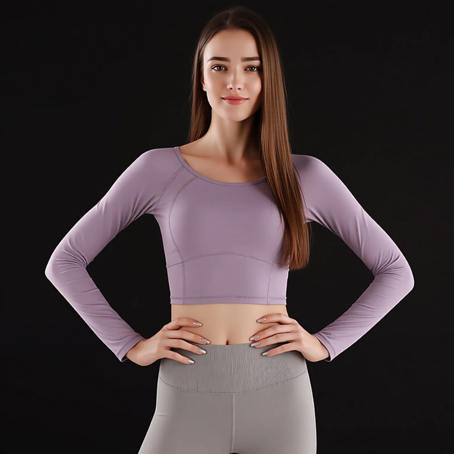 Side Pocket Bare Skin Feel Yoga Pants