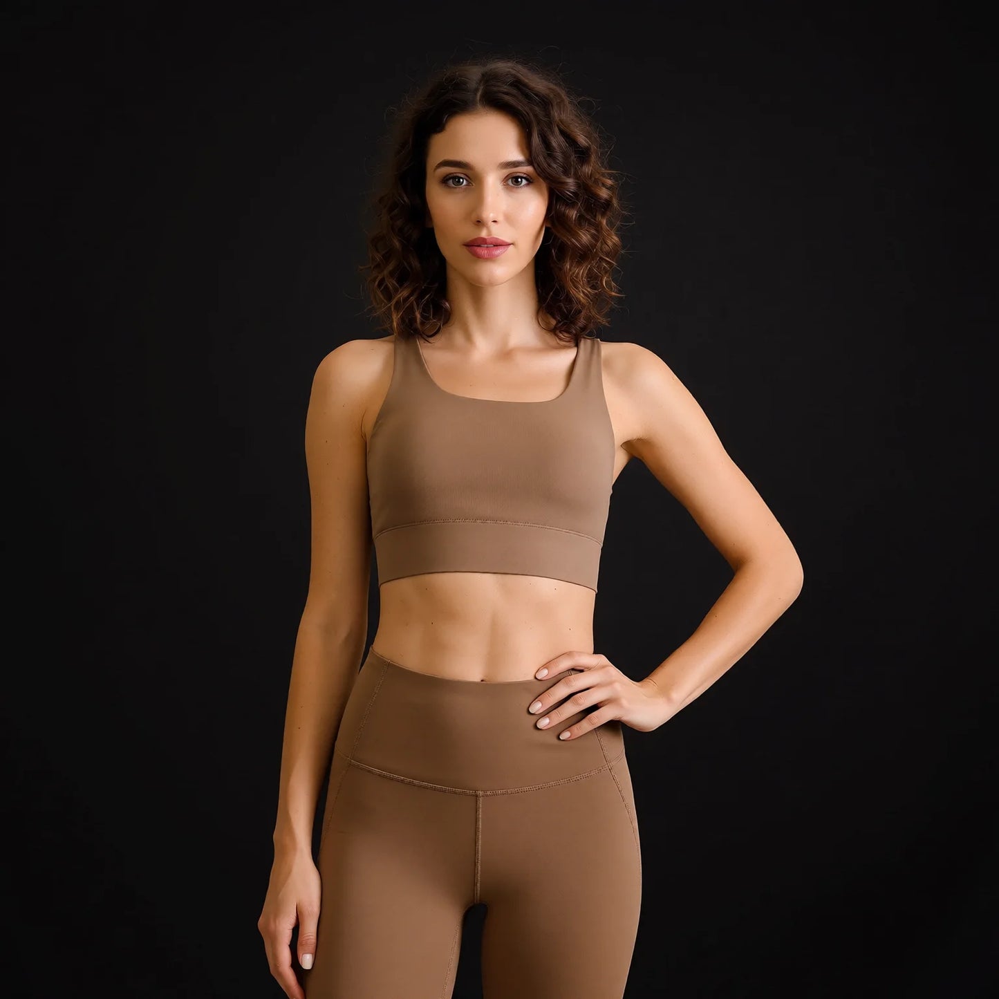 High-Intensity Motion Bra: Breathable Backless Sports Bra with Push-Up and Hollow Details