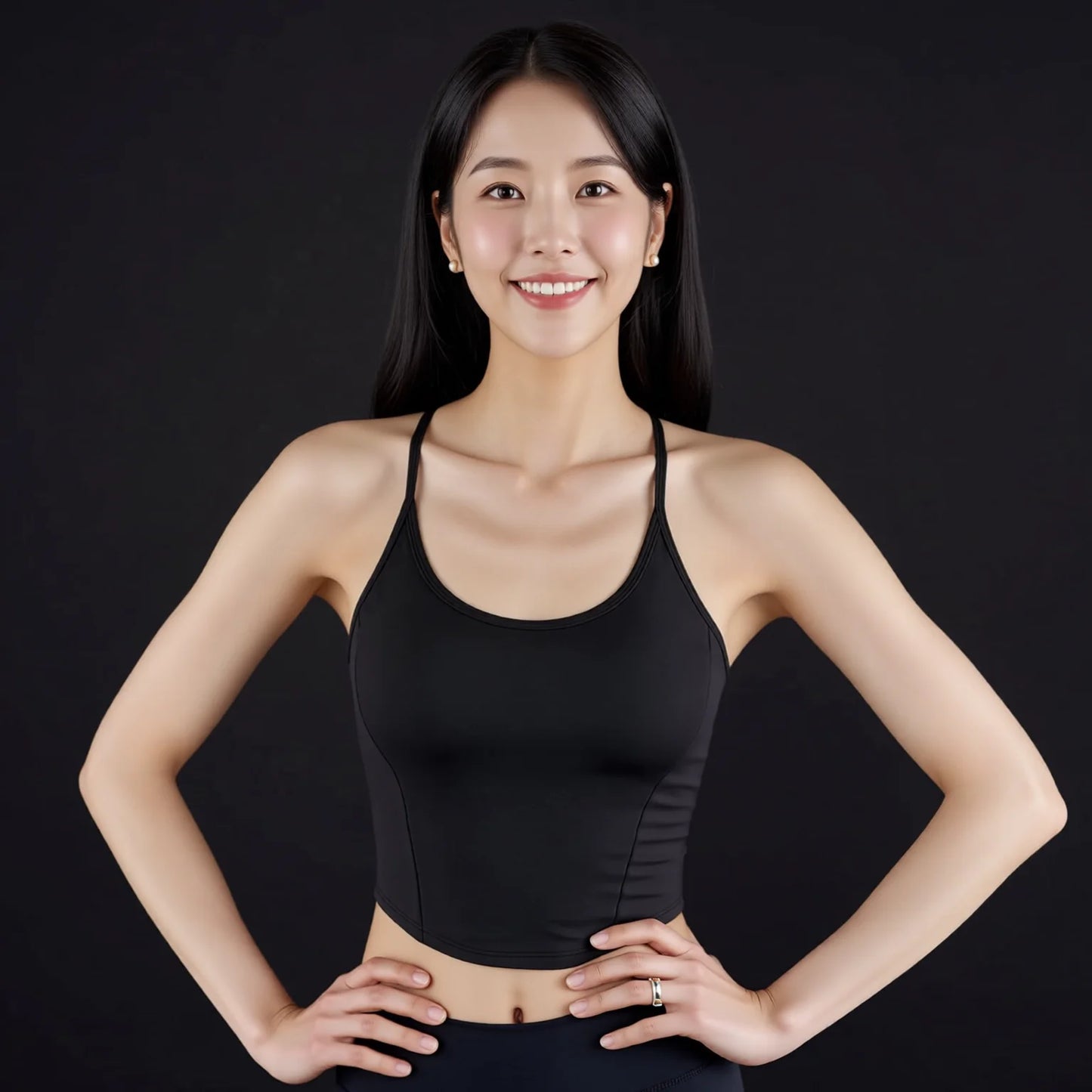 Crisscross Strappy Crop Sports Bra