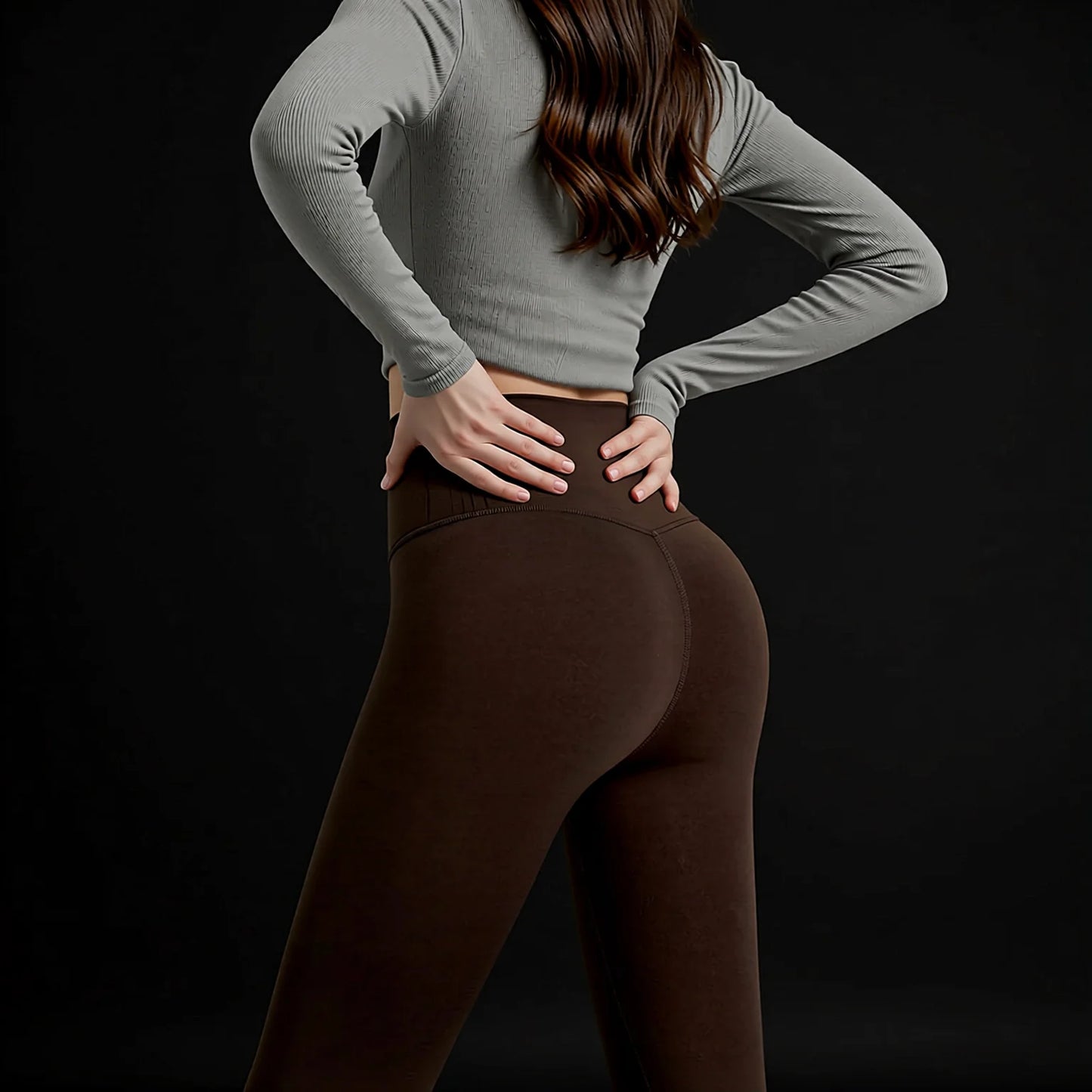 High-waisted butt-lifting leggings