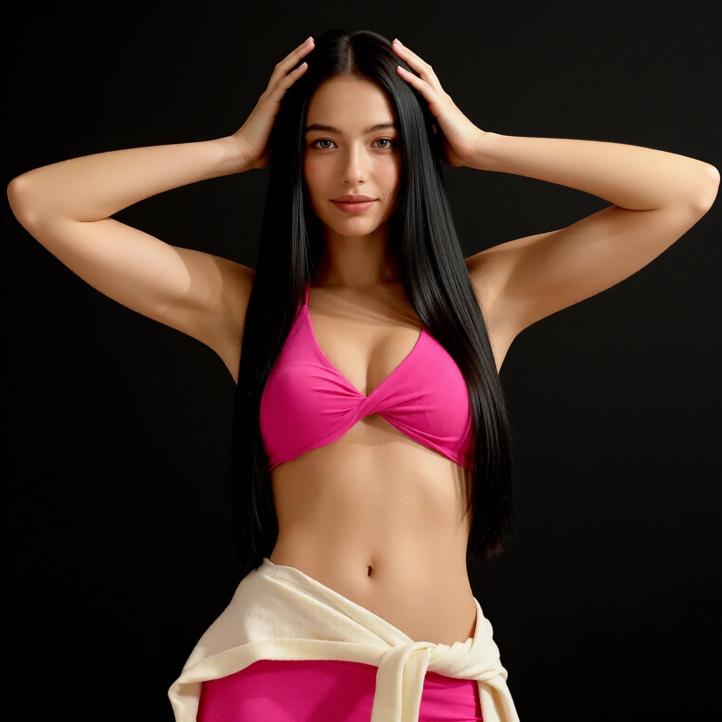 Cross Strap Sports Bra - Supportive Triangle Bra for Yoga