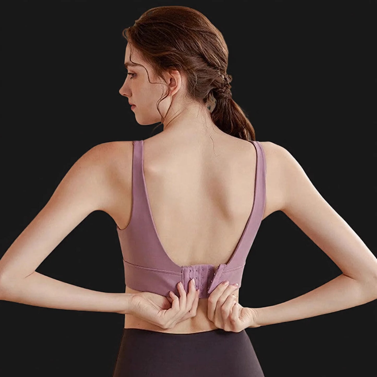 High Intensity Sports Bra - Supportive Racerback Yoga Top