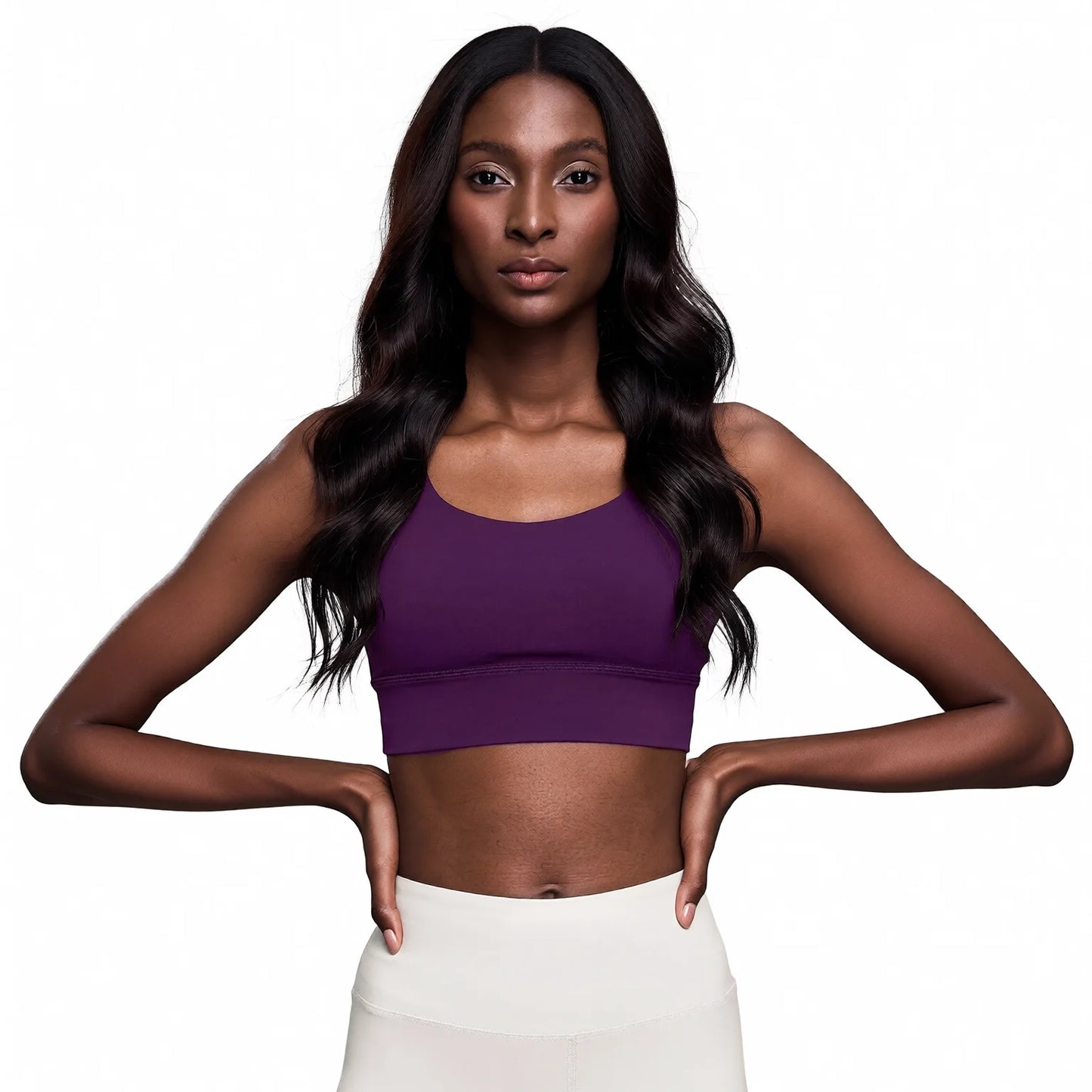 High-Intensity Supportive Crossover Back Yoga Bra