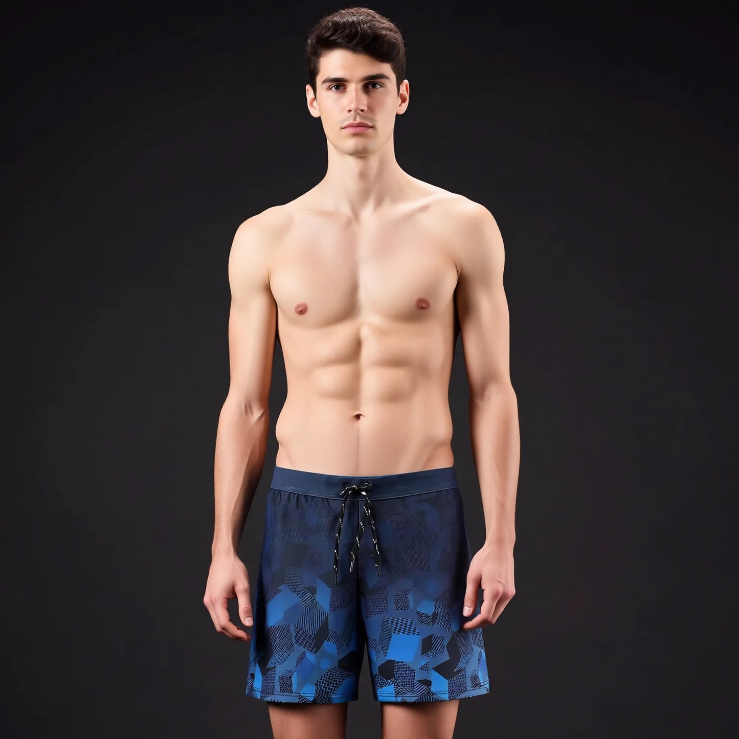 Wide Fit Swim Shorts Anti-Shy Quick Dry Men Beach Shorts