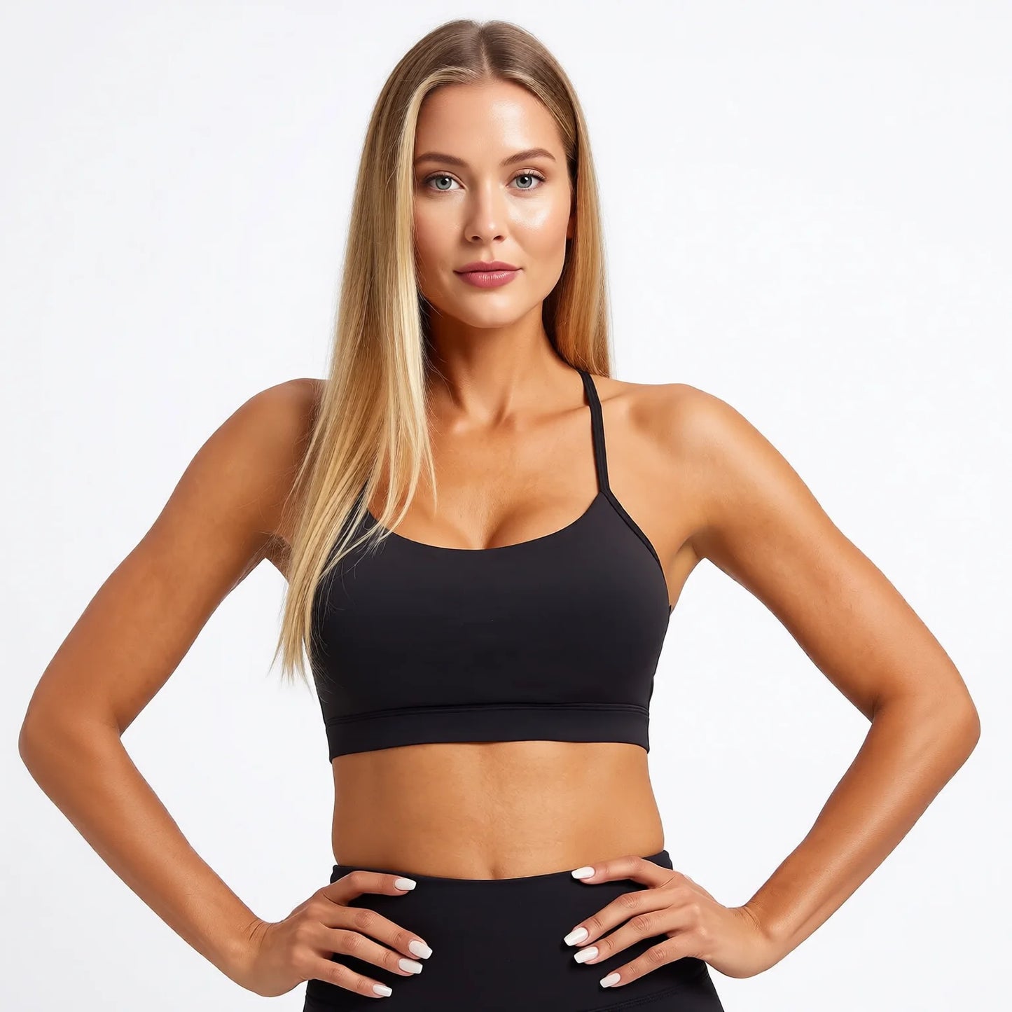 Anti-Shock Wireless Yoga Bra High Elasticity Breathable Seamless Sports Bra