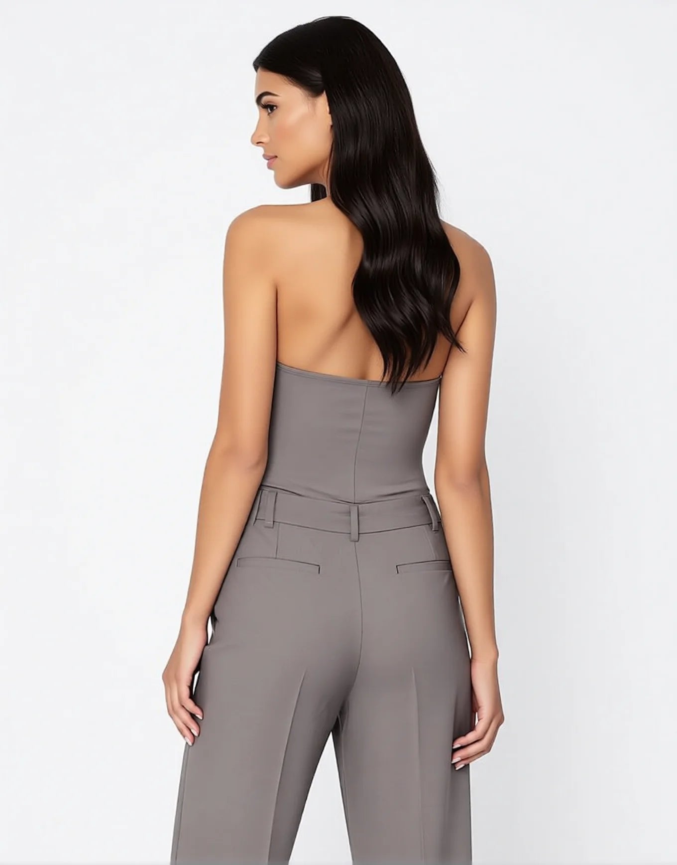High Waisted Flared Yoga Pants with Butt Lifting Scrunch