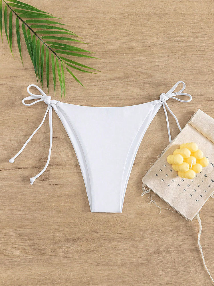Triangle Bikini with Ties and Halter Neck
