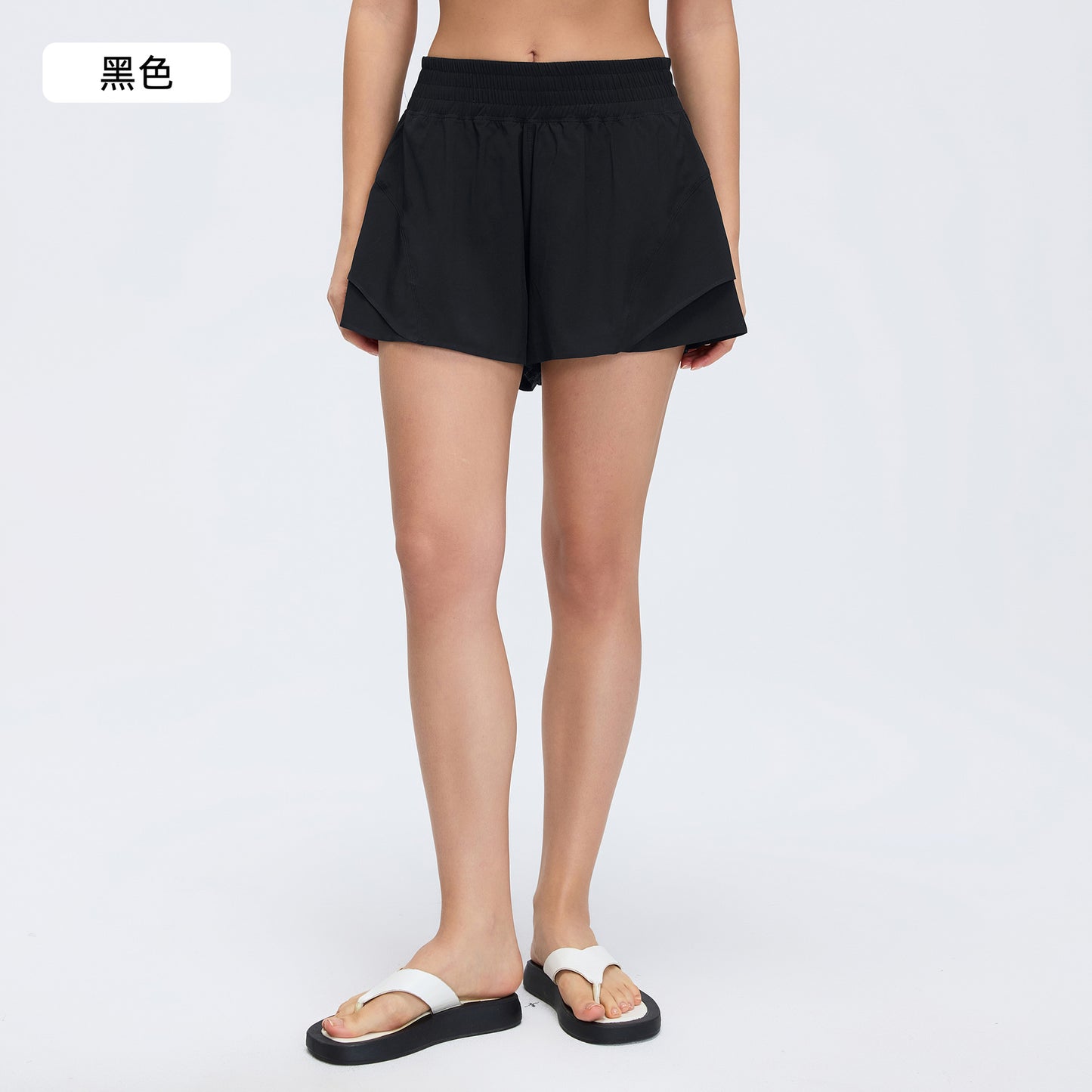 Women’s Lined Sports Shorts with Quick Dry Fabric and Light Coverage