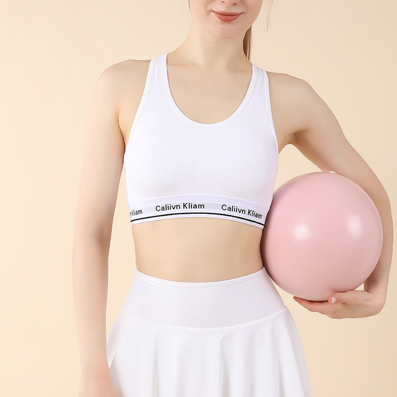 supportive racerback sports bra