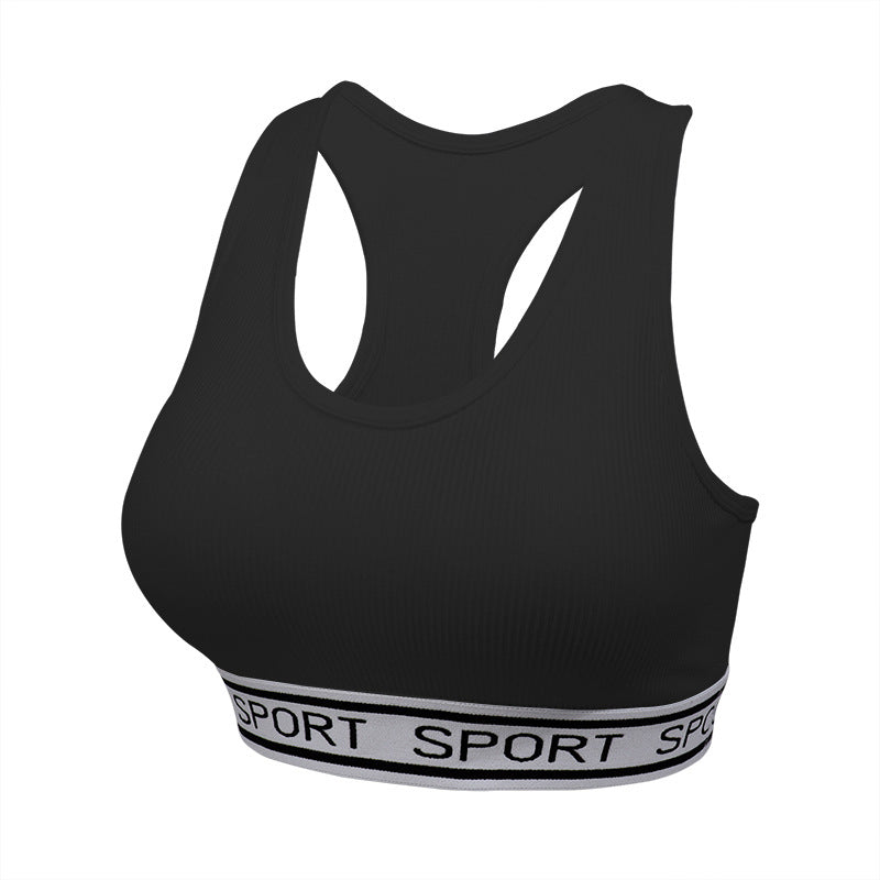 supportive racerback sports bra