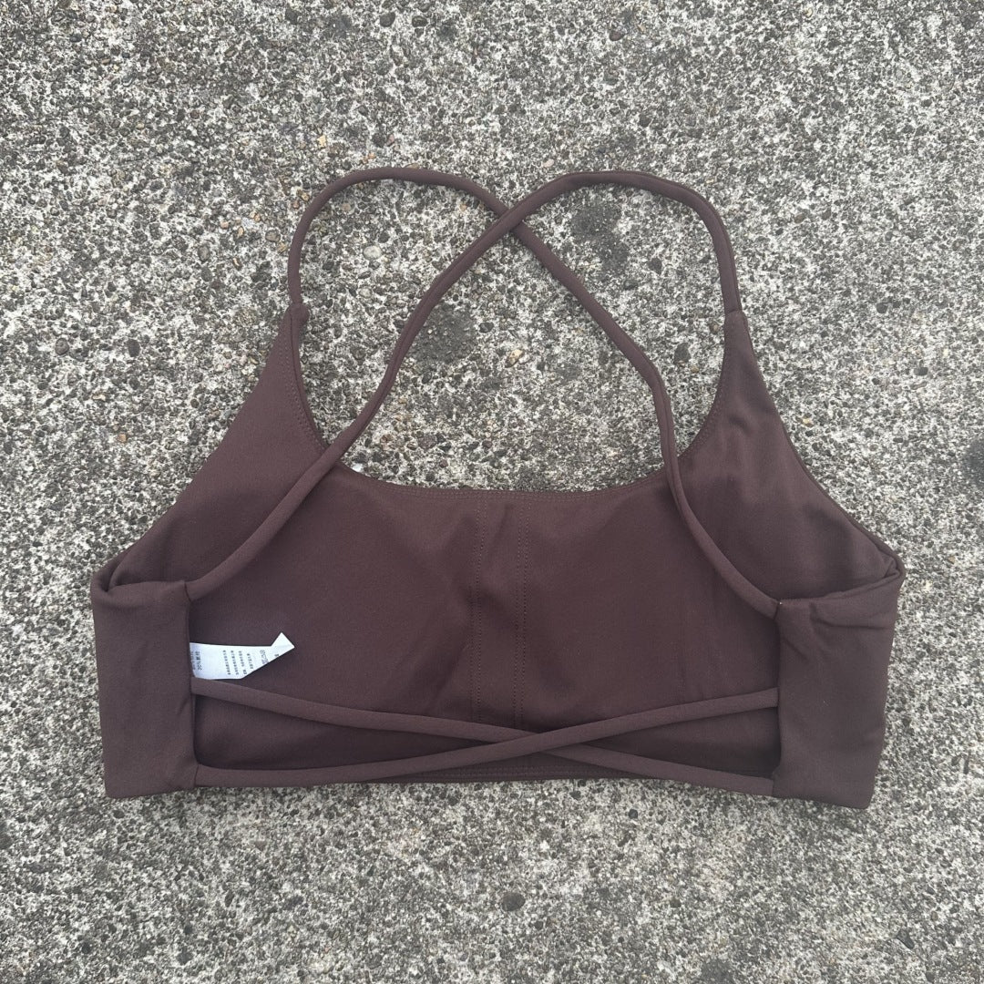 Naked-Sense High-Support Sports Bra for Outdoor Running