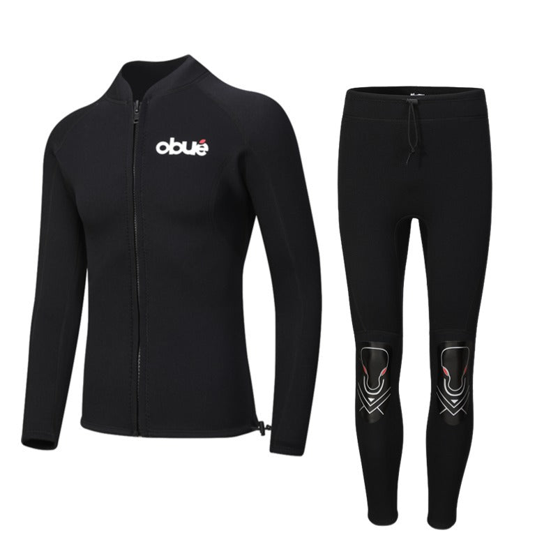 Long Sleeve UV Protection Rash Guard Two-Piece Swim Set