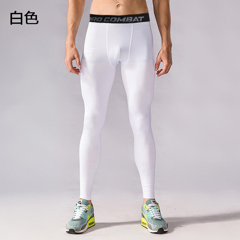men's compression leggings - fast dry athletic tights for running yoga basketball