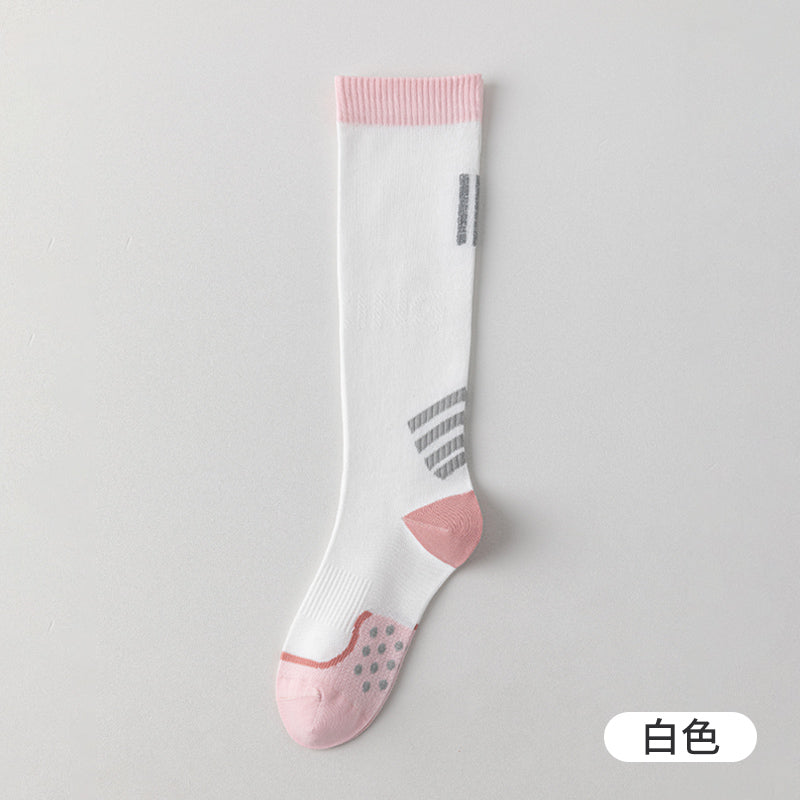Performance Compression Calf Socks with Reflective Details for Cycling and Running