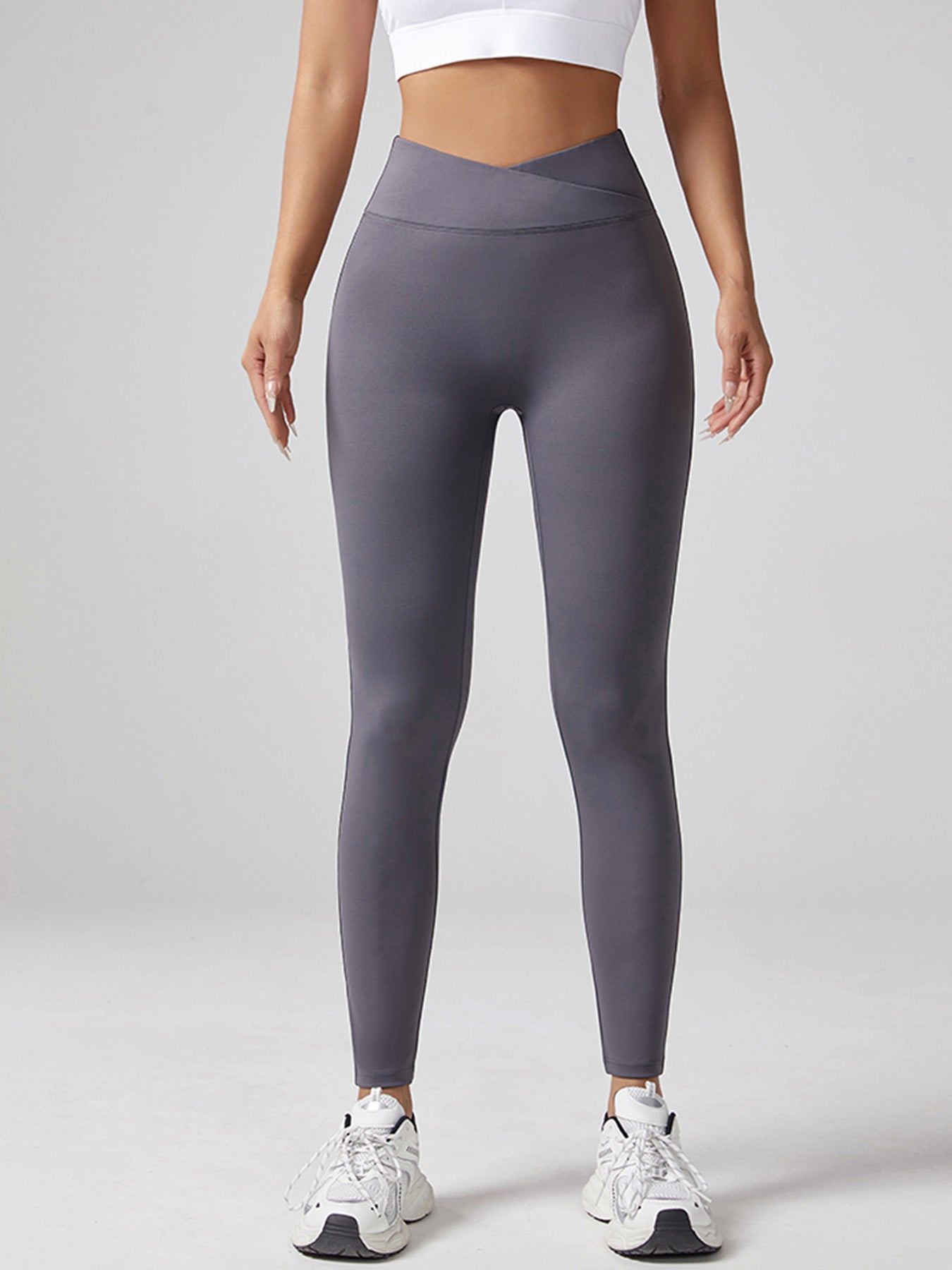 V-Waist Yoga Leggings Women Peach Butt Lift High-Waist Training Pants