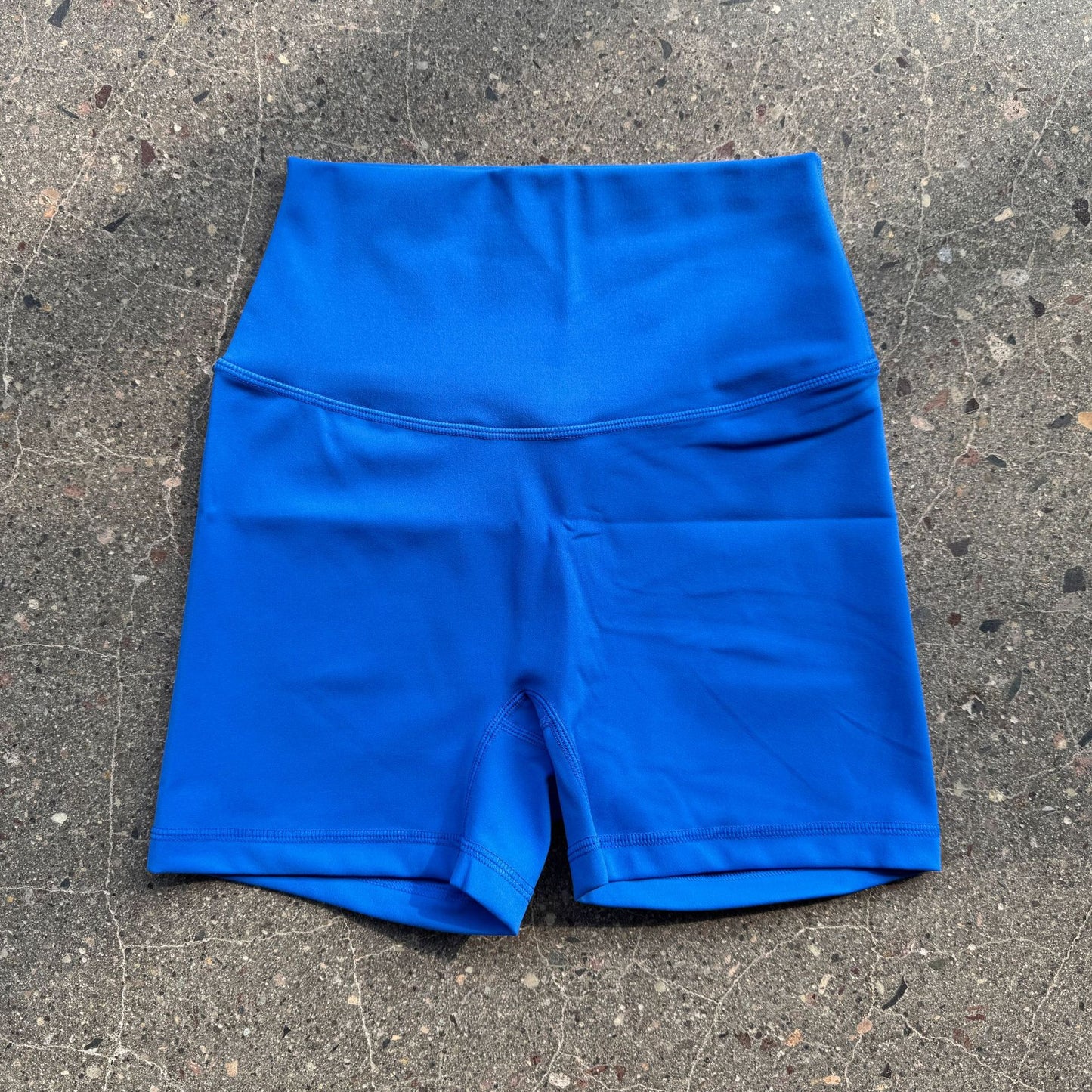 Magenta High Waist Yoga Shorts for Summer