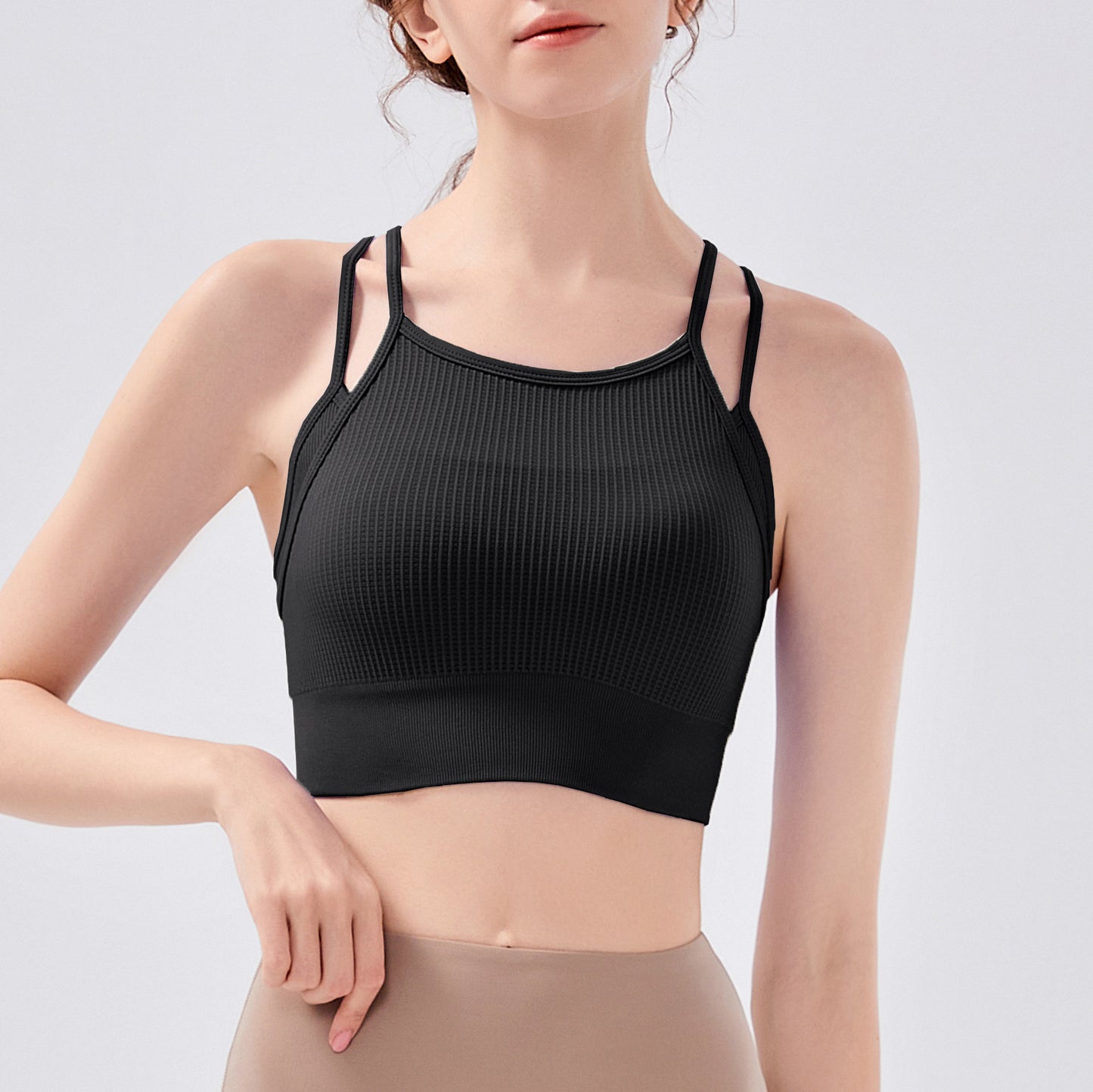 Forget-Me-Not Blue Invisible Lining Strappy Bra