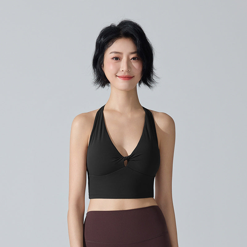 Sculpting Yoga Camisole with Textured Racerback for Comfortable Everyday Wear