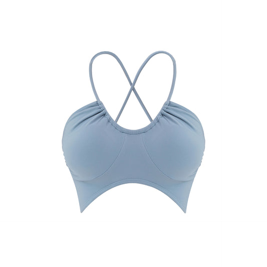 Criss Cross Back Seamless Yoga Bra