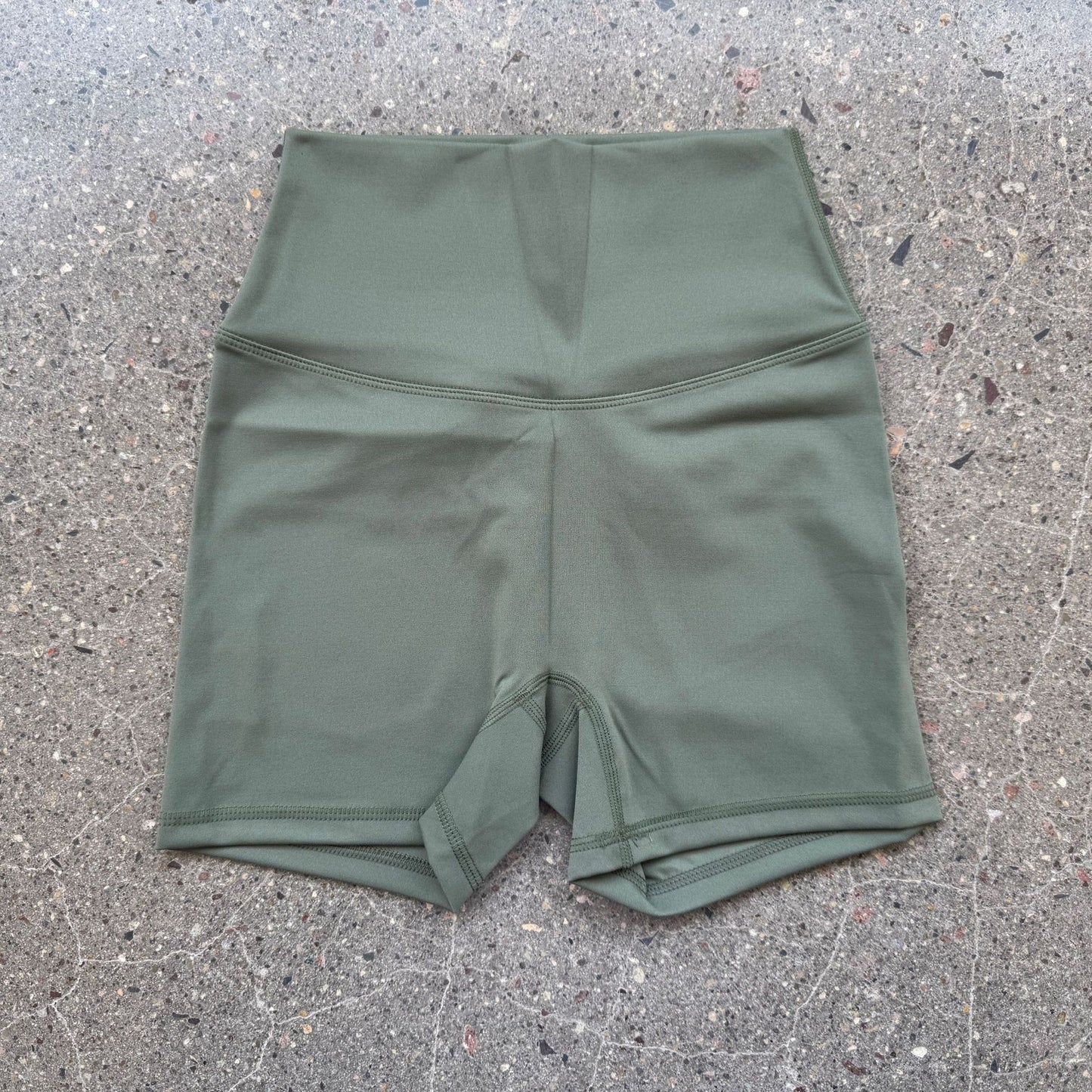 Magenta High Waist Yoga Shorts for Summer