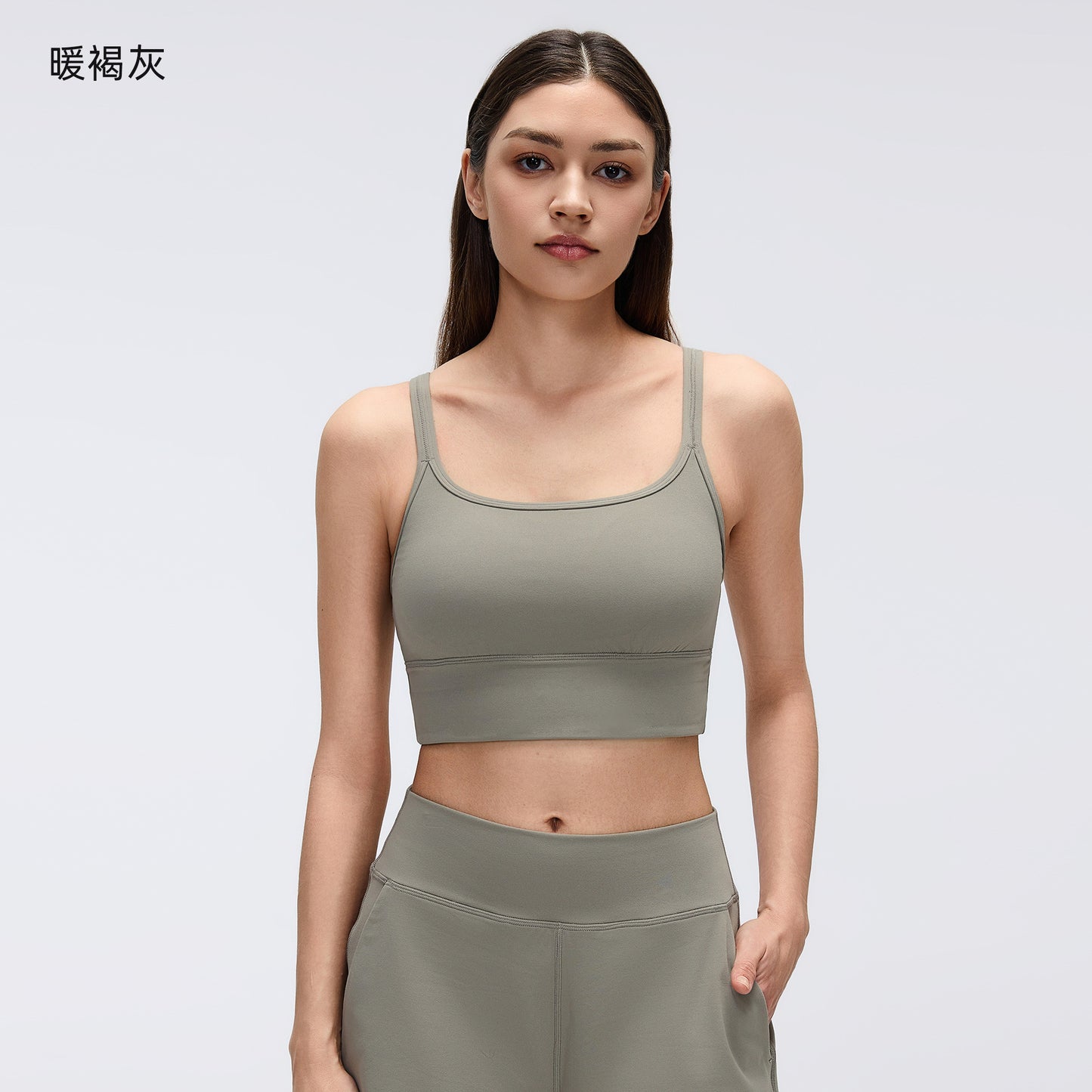 Cross Back Supportive Sports Bra - Strappy Backless Design