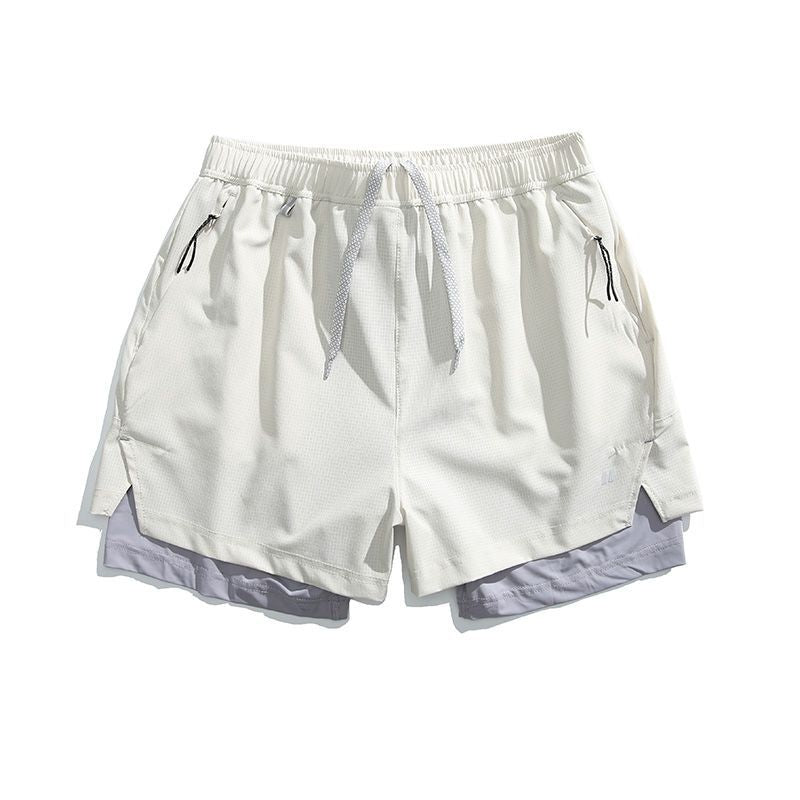 Double-Layer Outdoor Swim Shorts - Breathable Sports Shorts