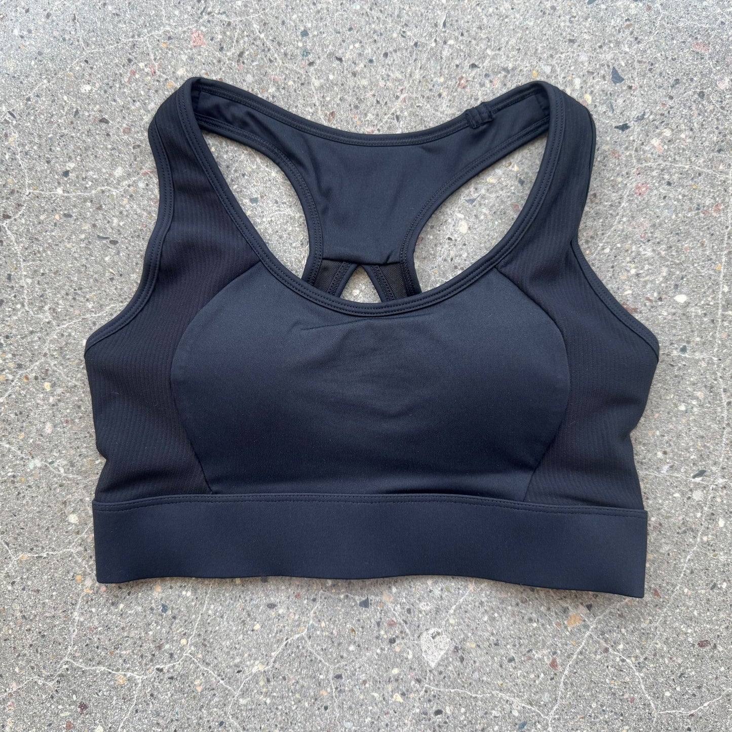 High Support Sports Bra with Adjustable Straps & Fixed Cups