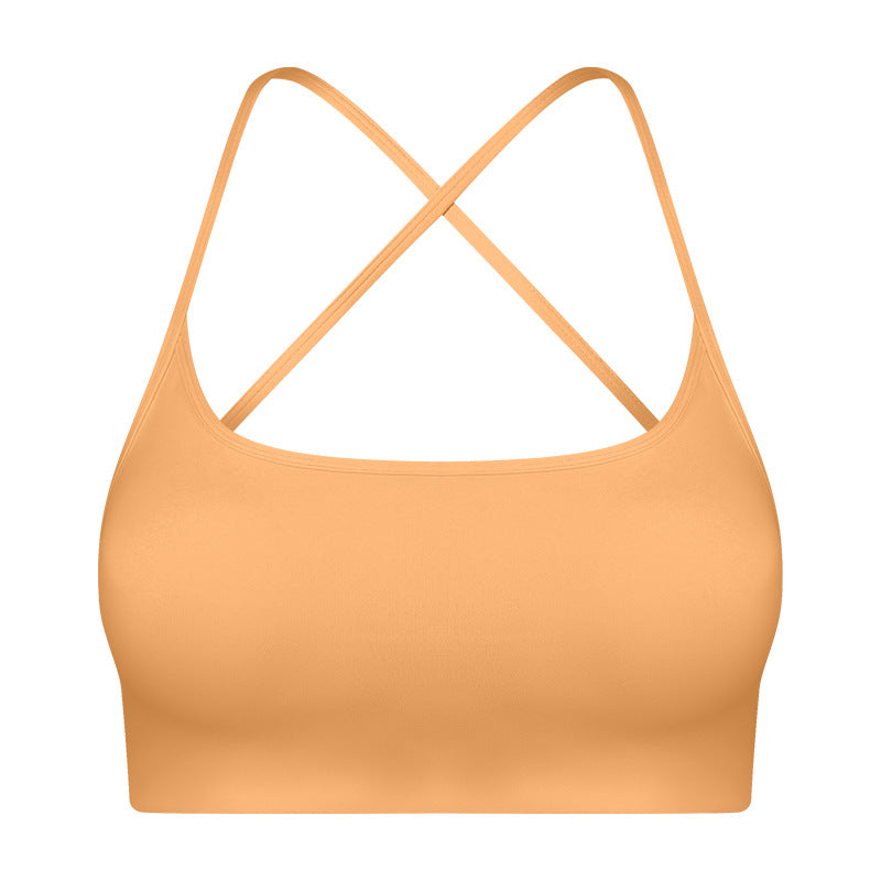 Criss-Cross Back Sports Bra for Women