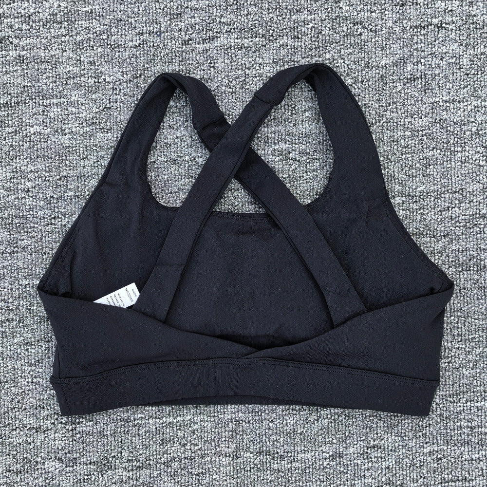 High Impact Cross Strap Sports Bra