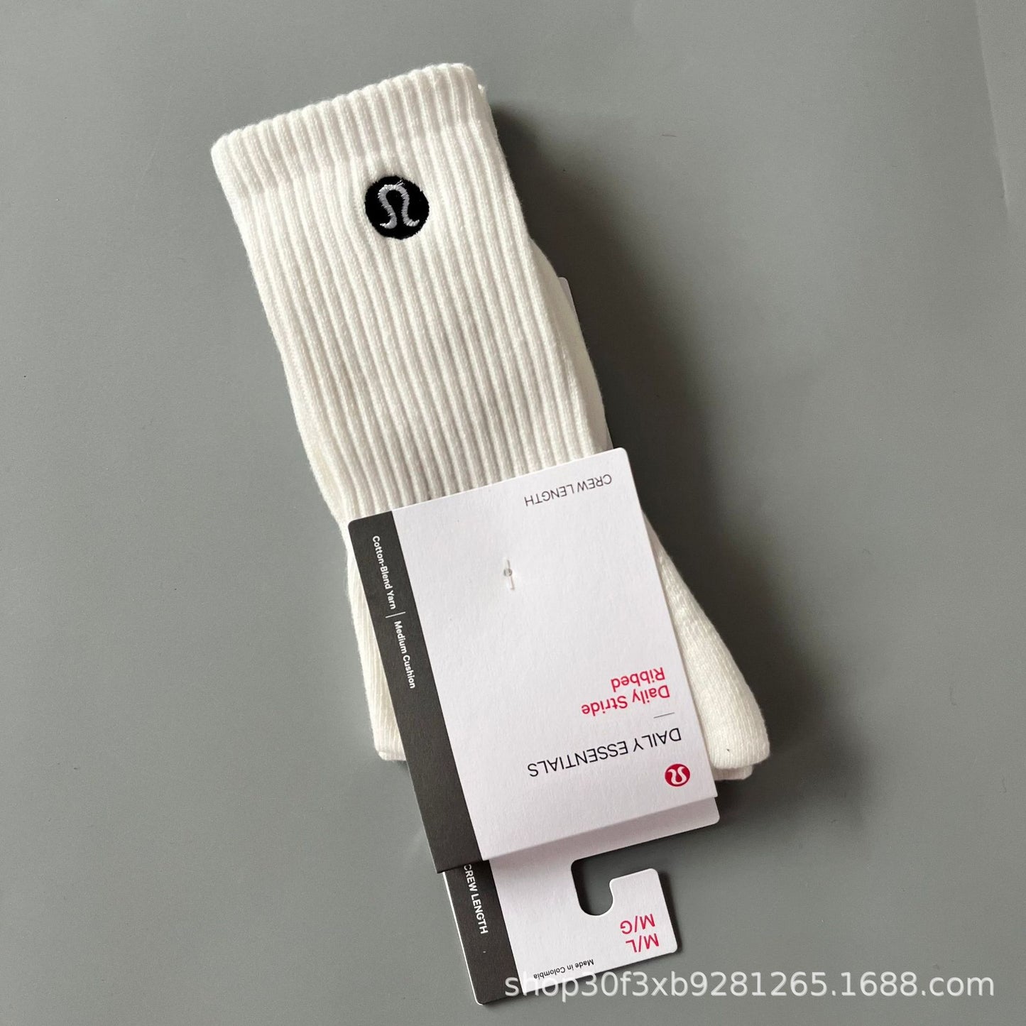 Women's Mid Calf Towel Sole Sports Socks - Breathable Casual Crew Socks