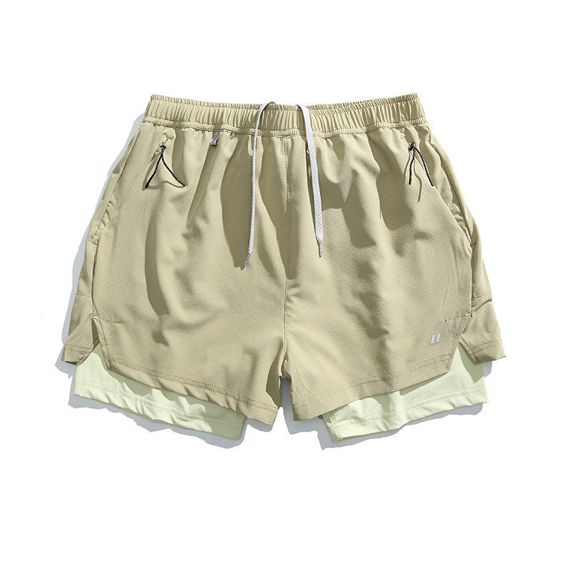 Double-Layer Outdoor Swim Shorts - Breathable Sports Shorts
