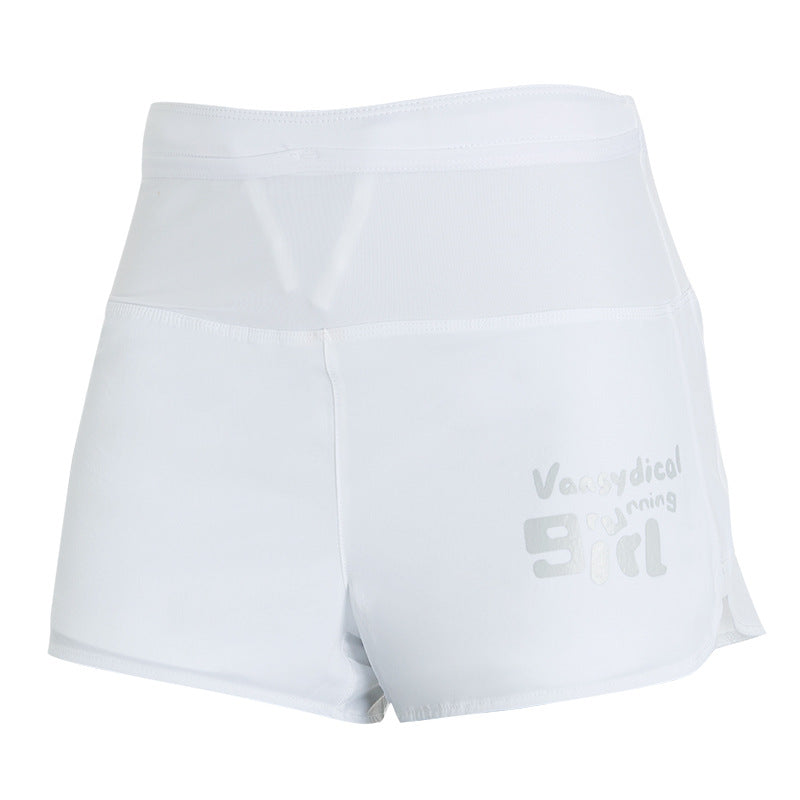 High-Waisted Running Shorts with Side Pockets for Women