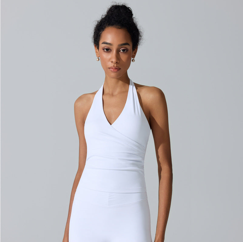 V-Cut Seamless Yoga Vest - Breathable & Naked Feel Innerwear